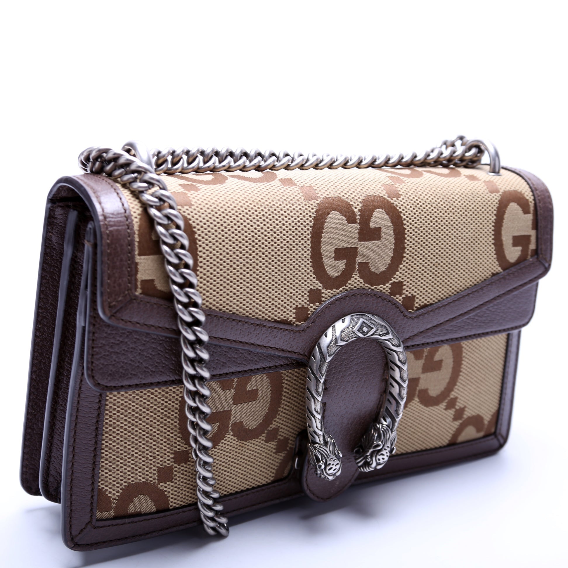 Gucci Dionysus Jumbo GG Canvas Small Shoulder Bag
