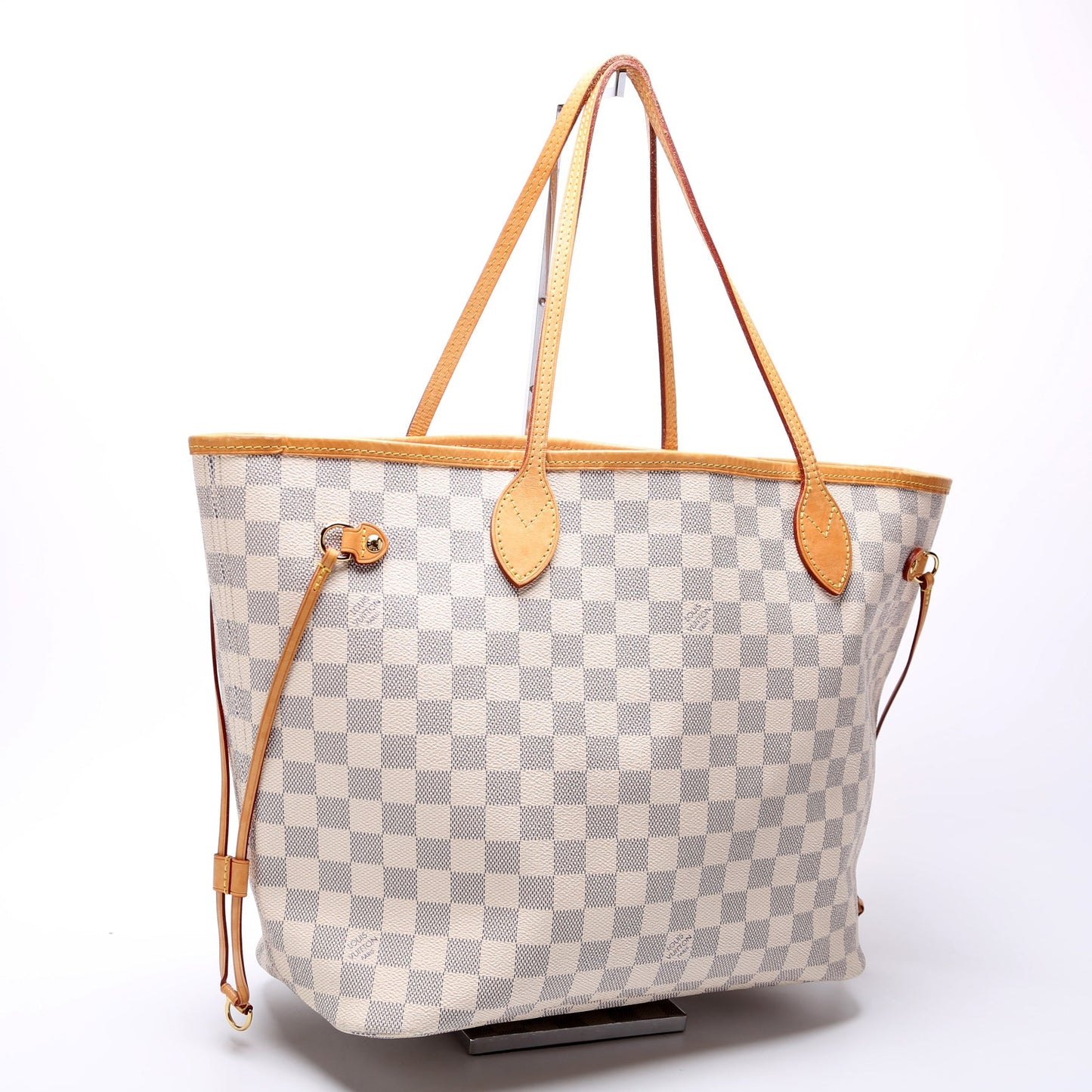 Louis Vuitton Neverfull MM Azur Damier Tote Bag Azur 23