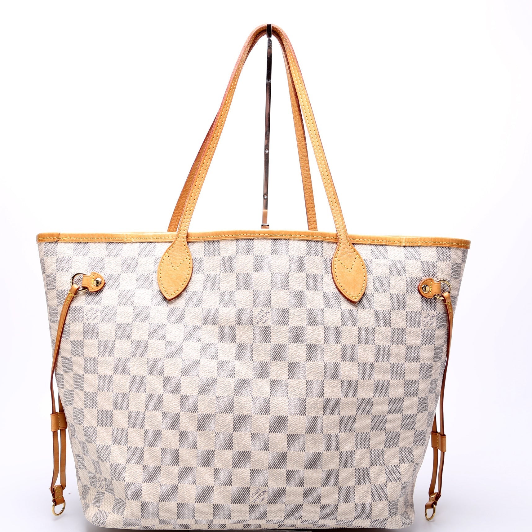 Louis Vuitton Neverfull MM Azur Damier Tote Bag Azur 23