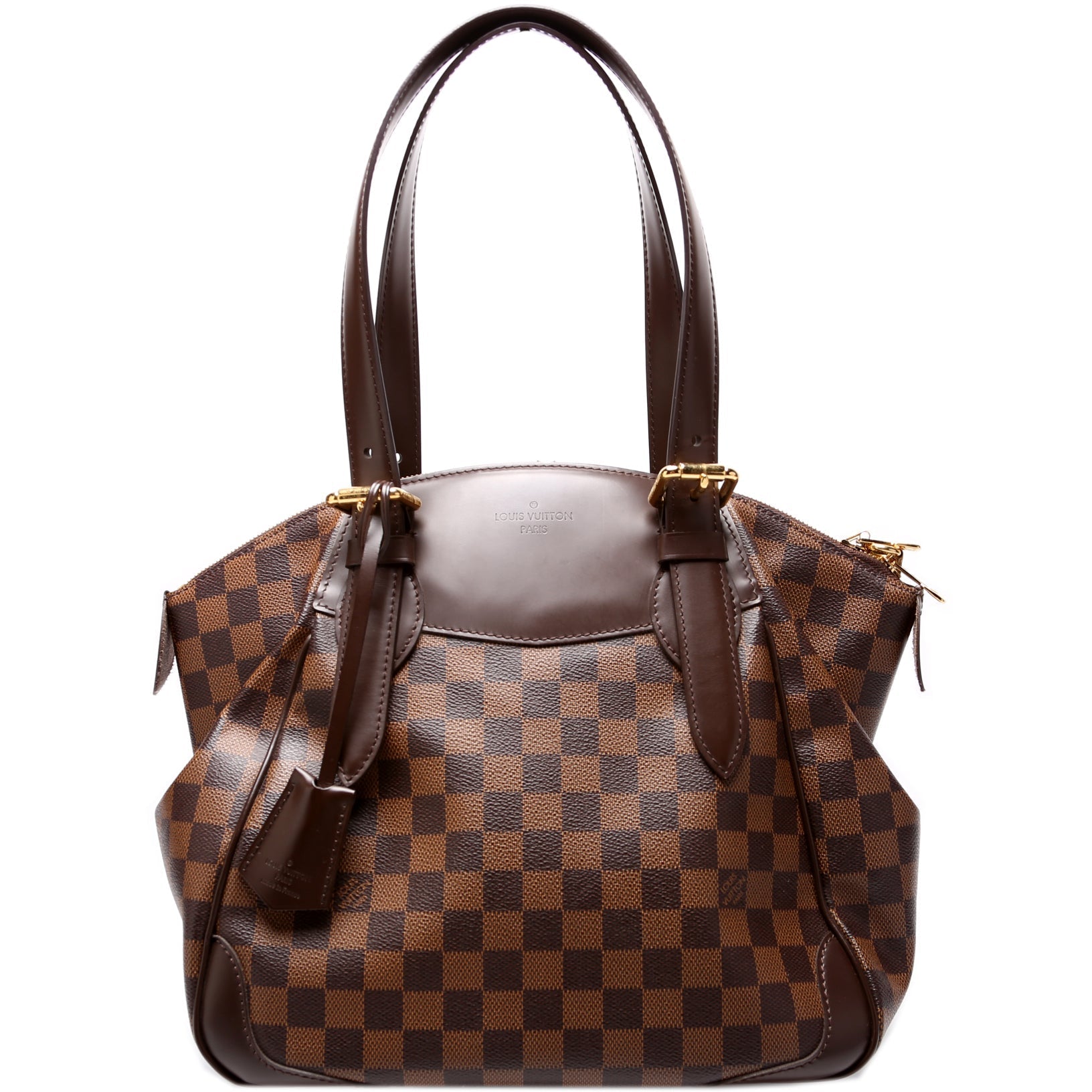 Louis Vuitton Verona Ebene MM Damier Handbag Ebene 8
