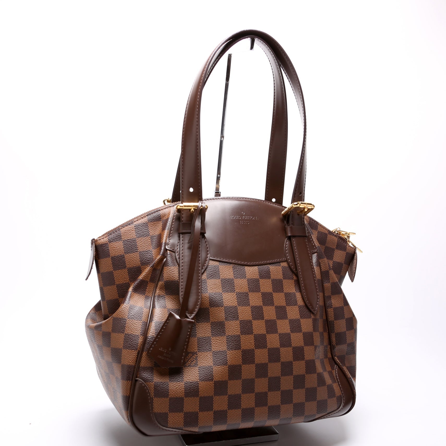 Louis Vuitton Verona Ebene MM Damier Handbag Ebene 8