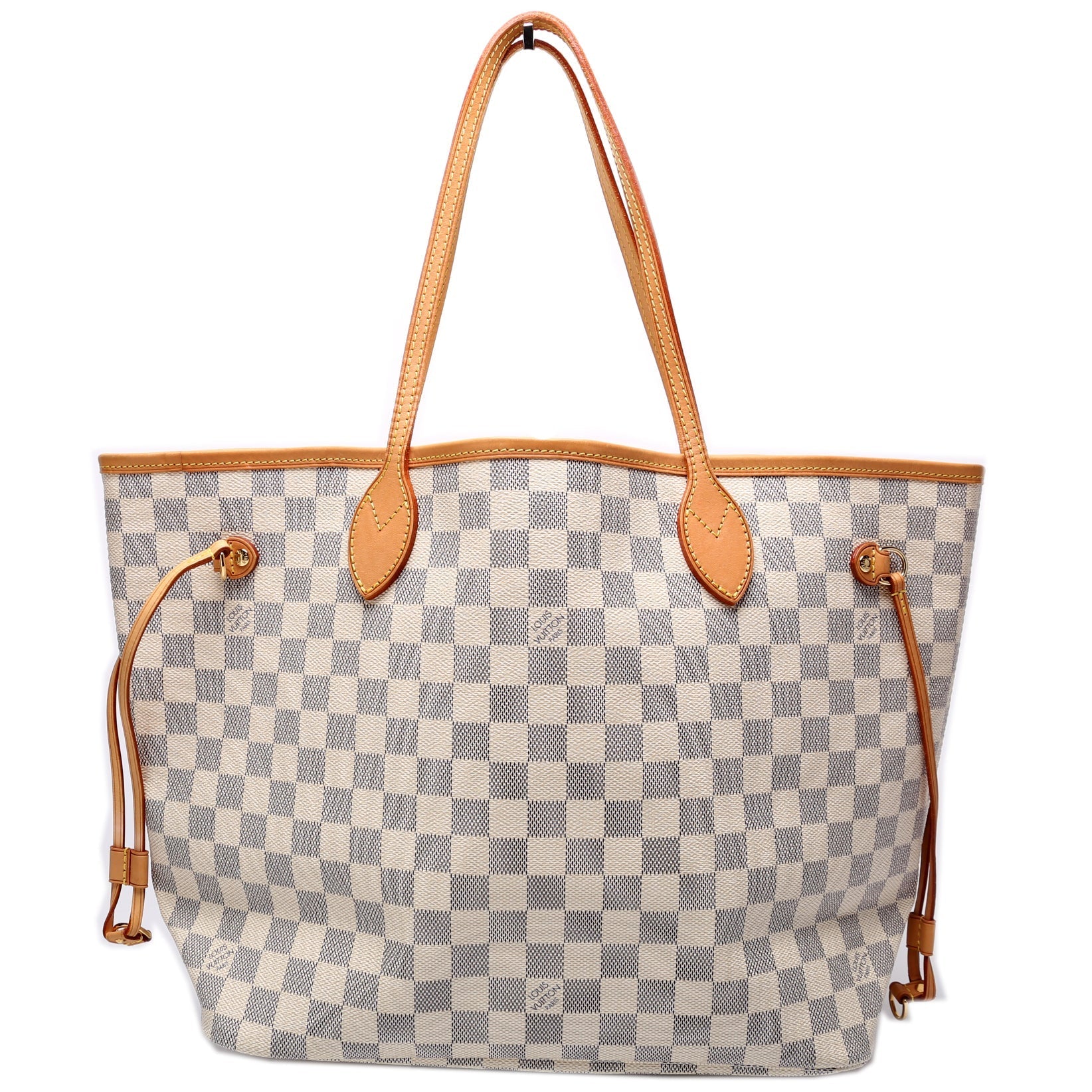 Louis Vuitton Neverfull MM Azur Damier Tote Bag Azur 24