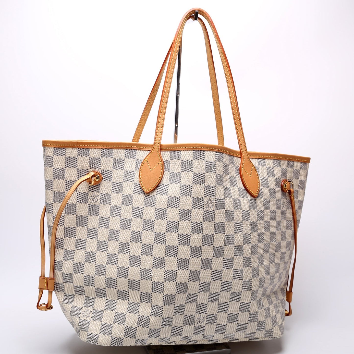 Louis Vuitton Neverfull MM Azur Damier Tote Bag Azur 24