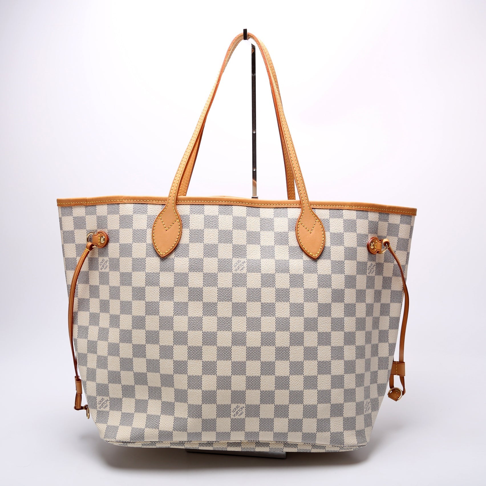 Louis Vuitton Neverfull MM Azur Damier Tote Bag Azur 24