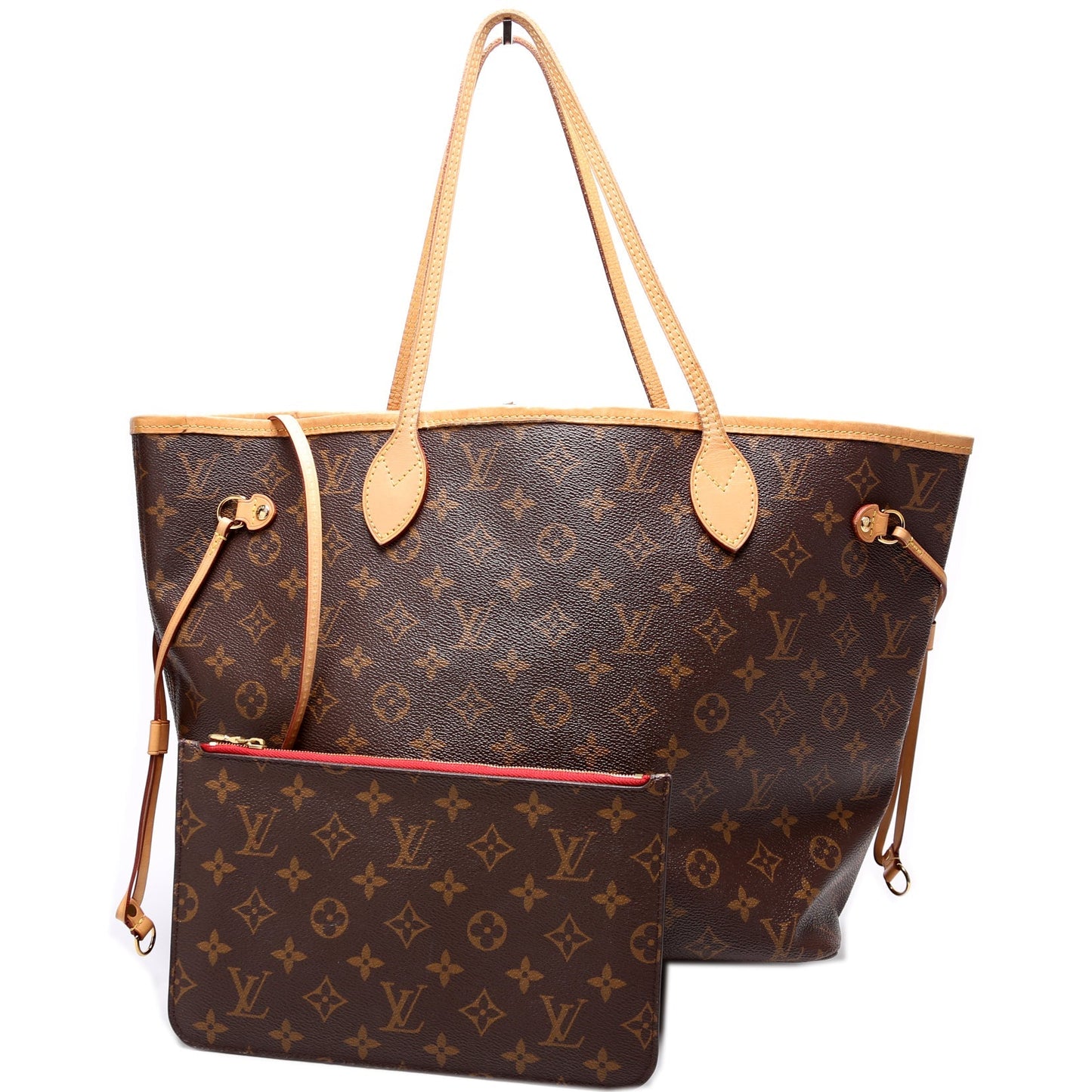 Louis Vuitton Neverfull MM W Monogram Wallet Case Monogram 25