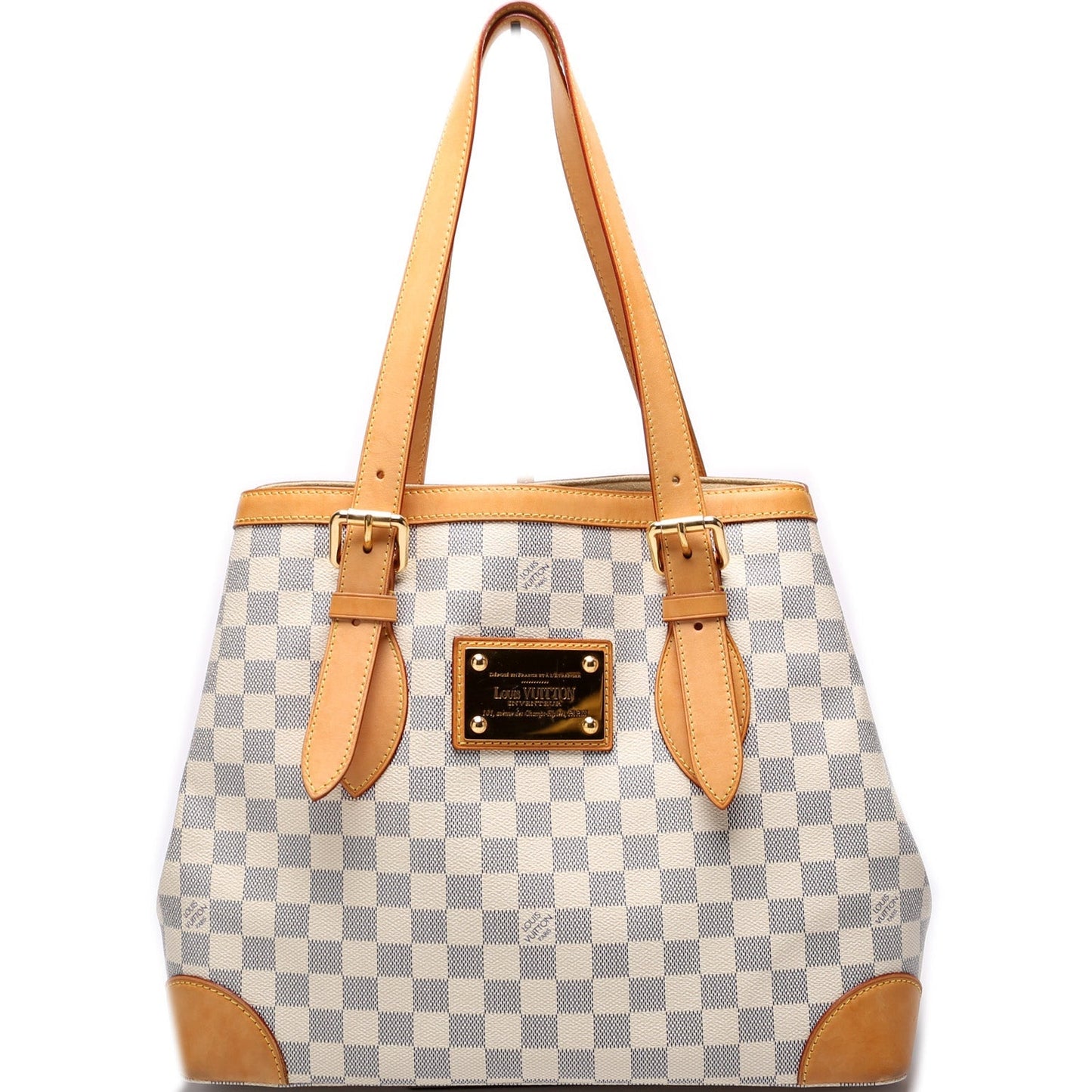 Louis Vuitton Hampstead MM Azur Damier Handbag