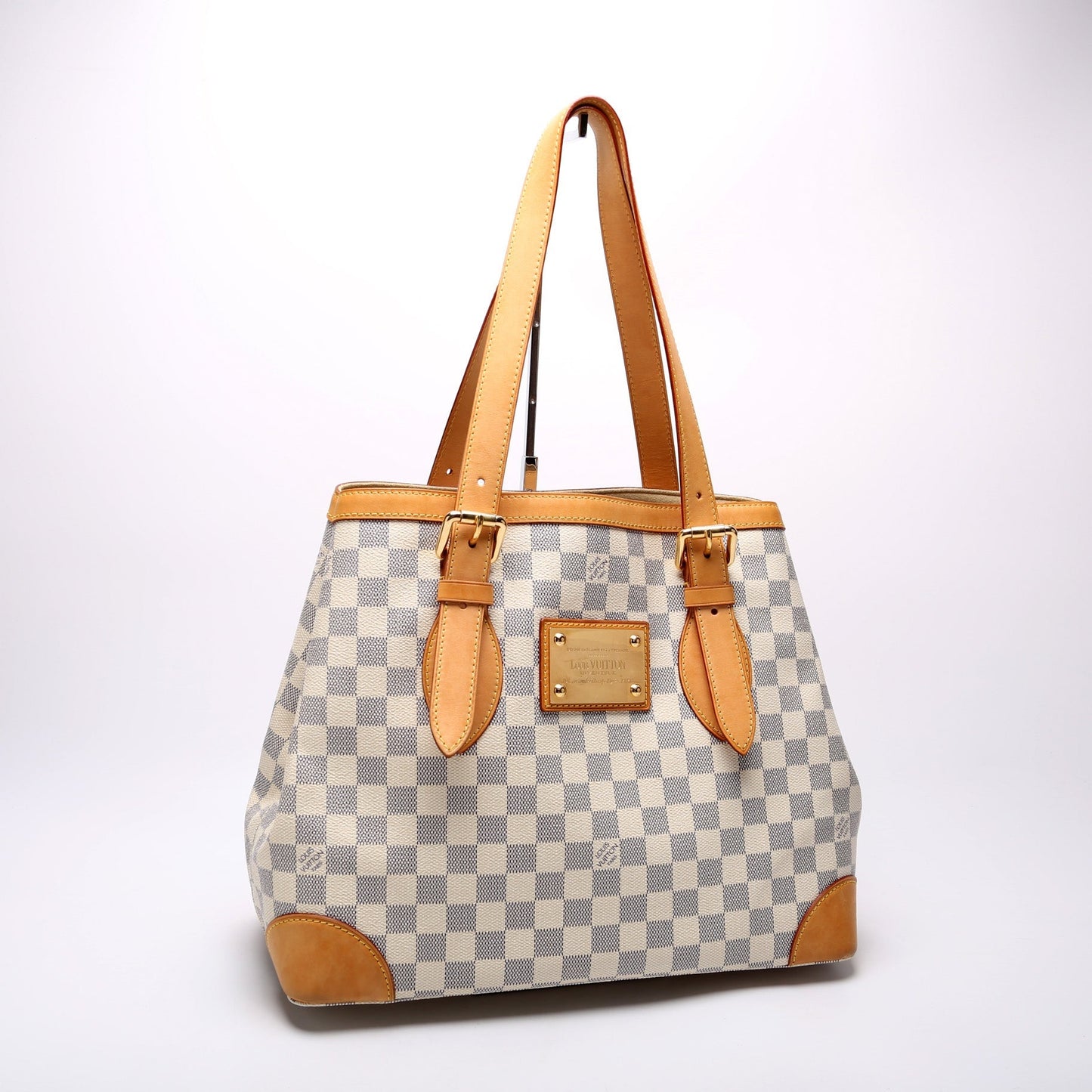 Louis Vuitton Hampstead MM Azur Damier Handbag