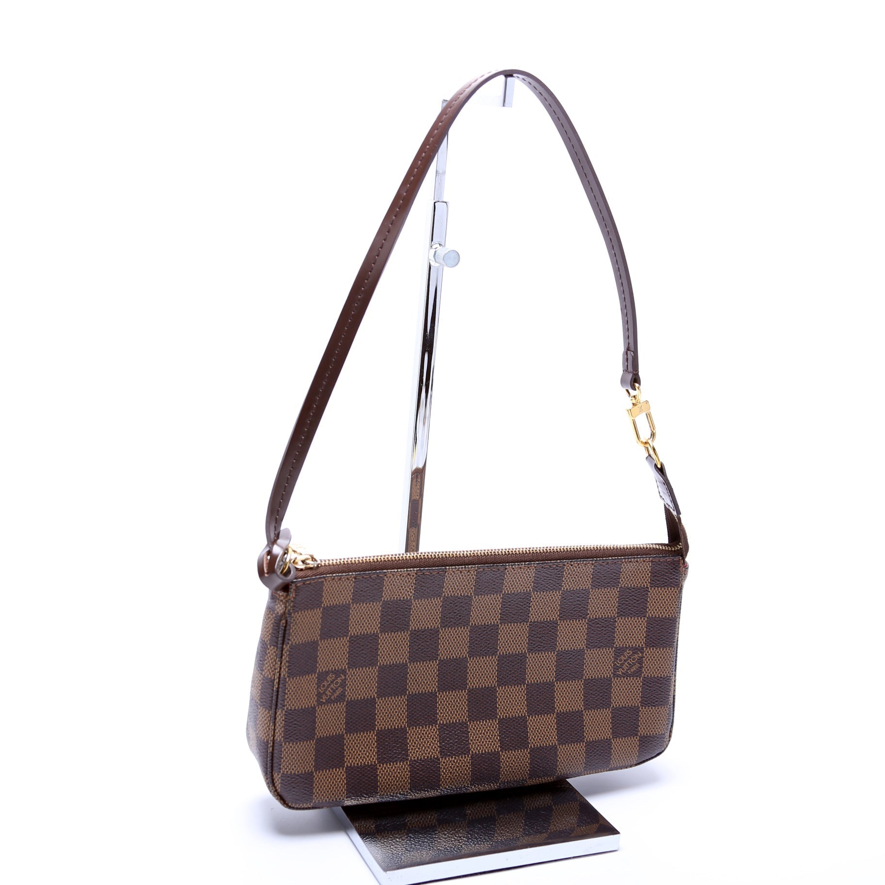 Louis Vuitton Pochette Acessories NM Ebene Damier Clutch Bag Ebene 2