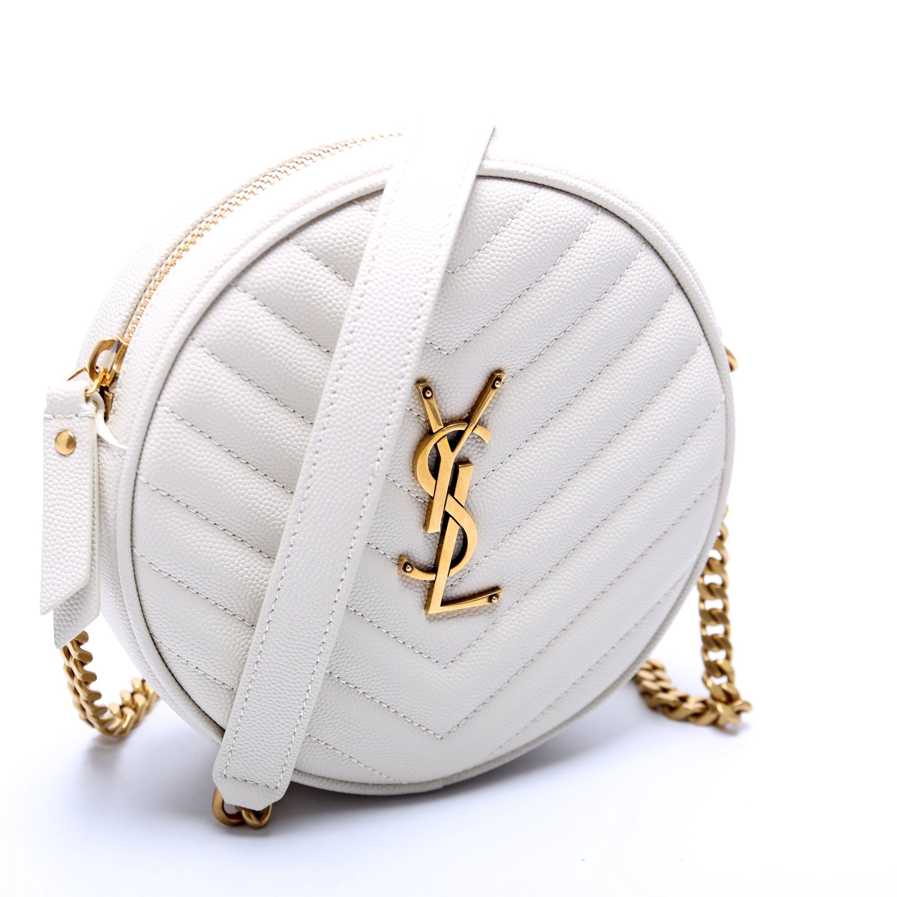 YSL Saint Laurent Grain De Round Camera Bag Travel Bag