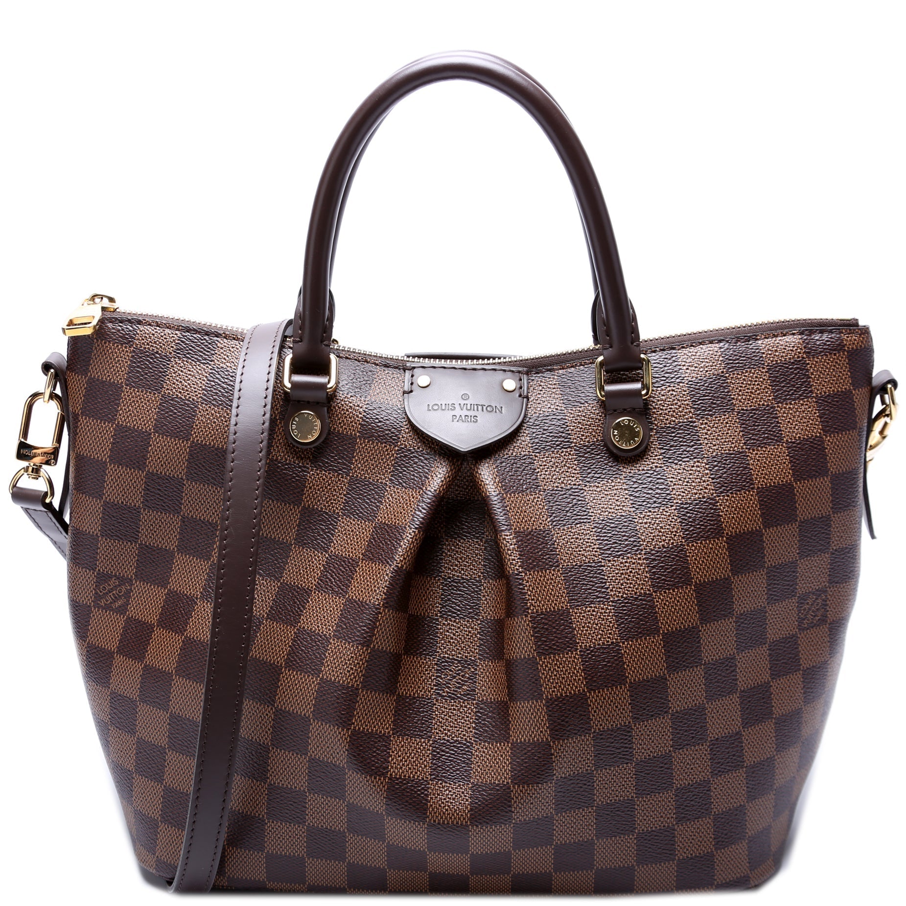 Louis Vuitton Siena Ebene MM Damier Handbag Ebene 2
