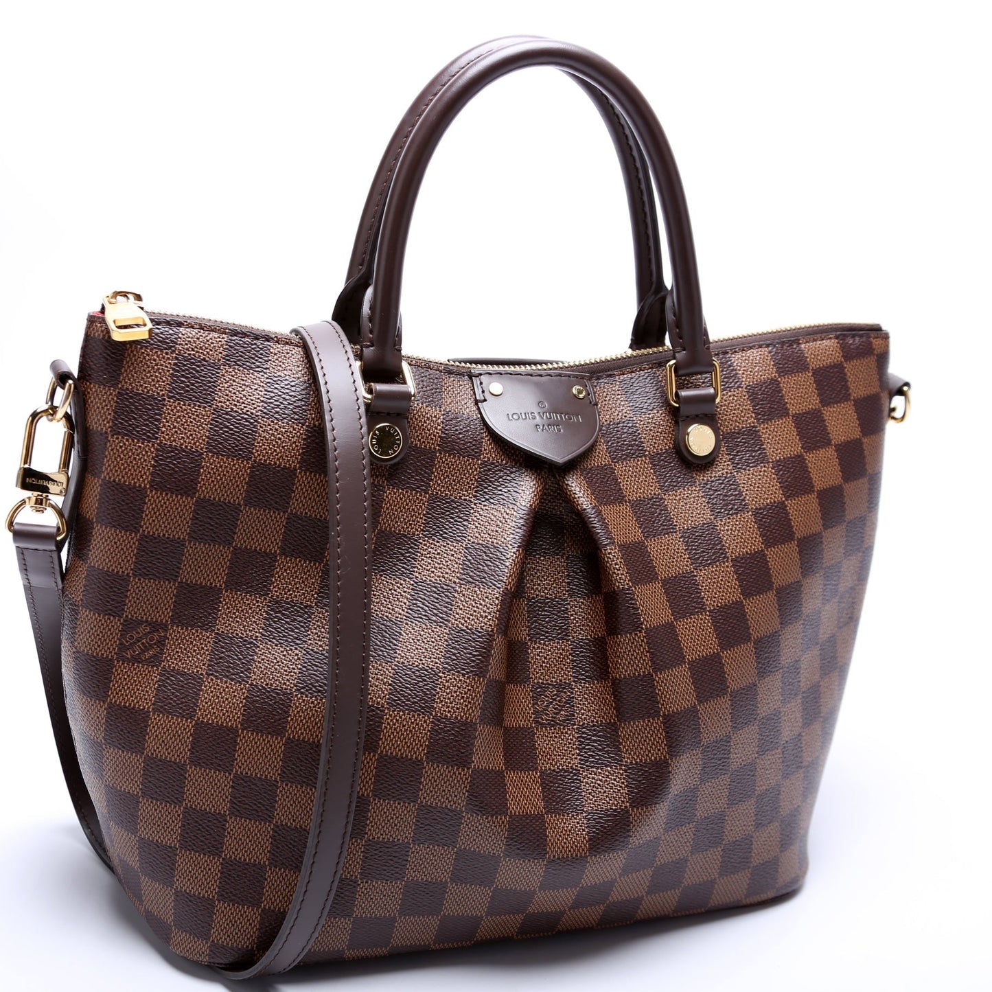Louis Vuitton Siena Ebene MM Damier Handbag Ebene 2