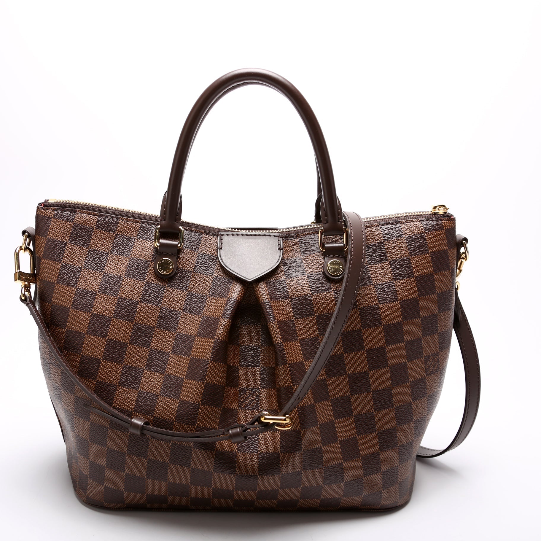 Louis Vuitton Siena Ebene MM Damier Handbag Ebene 2