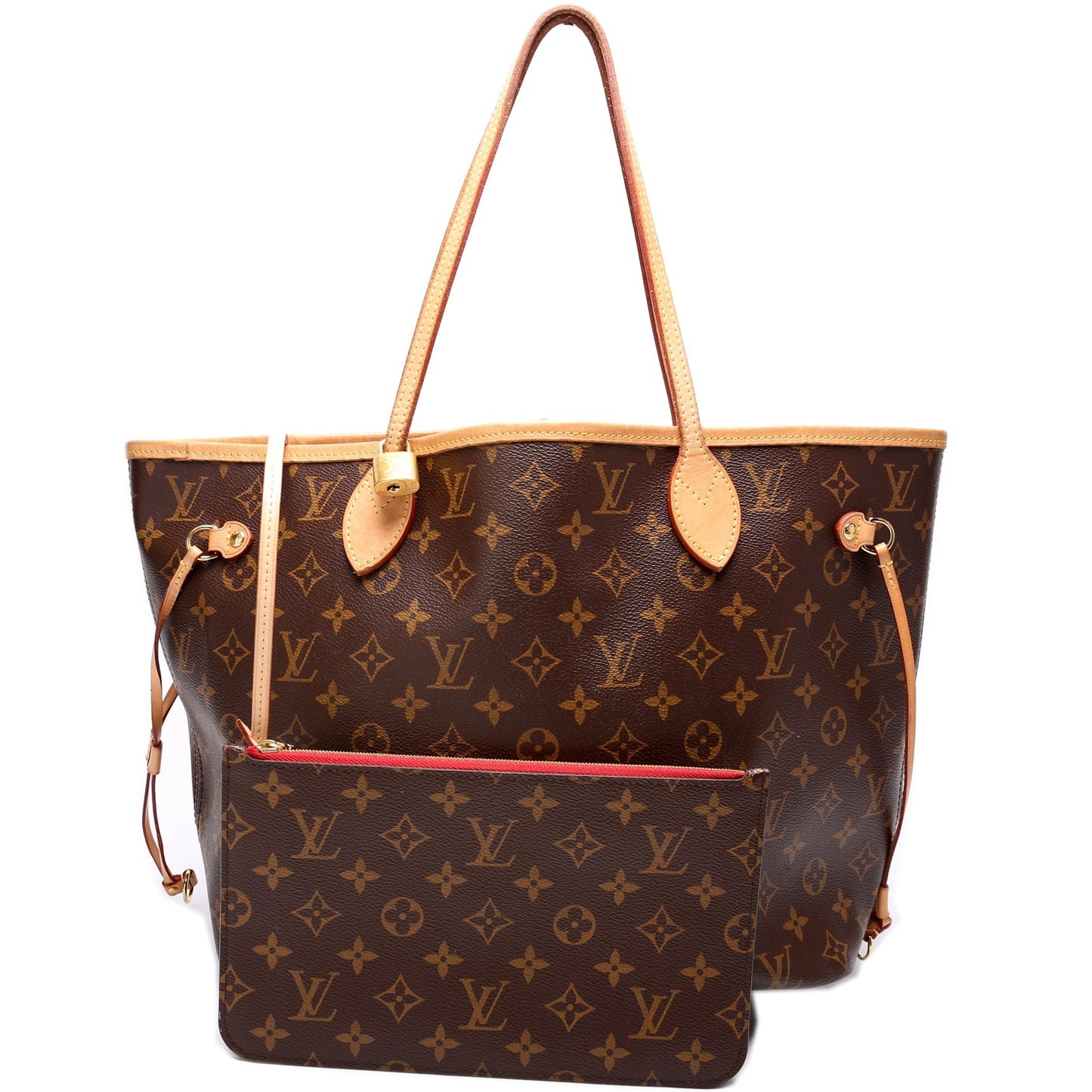Louis Vuitton Neverfull W MM Monogram Wallet Case Monogram 15