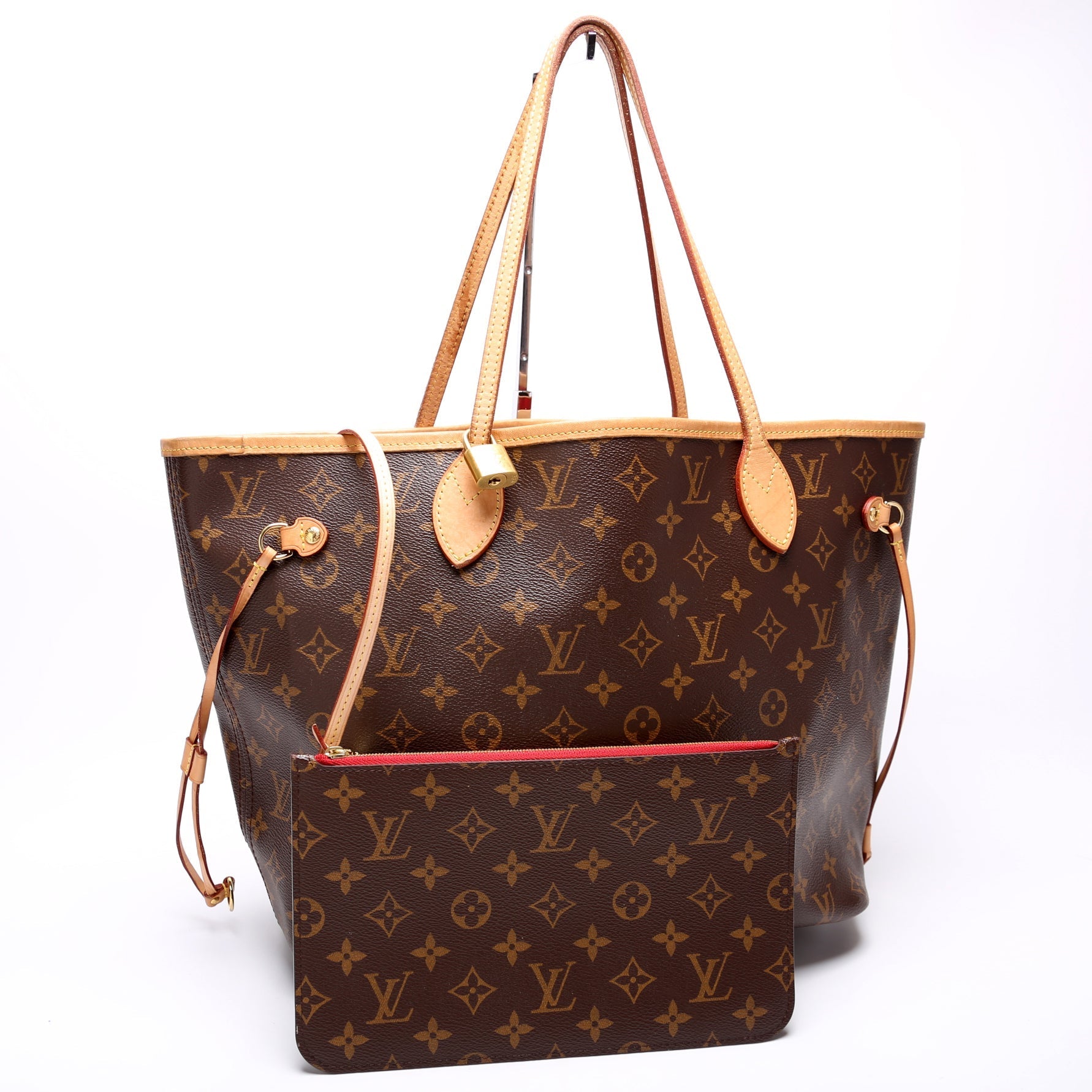 Louis Vuitton Neverfull W MM Monogram Wallet Case Monogram 15