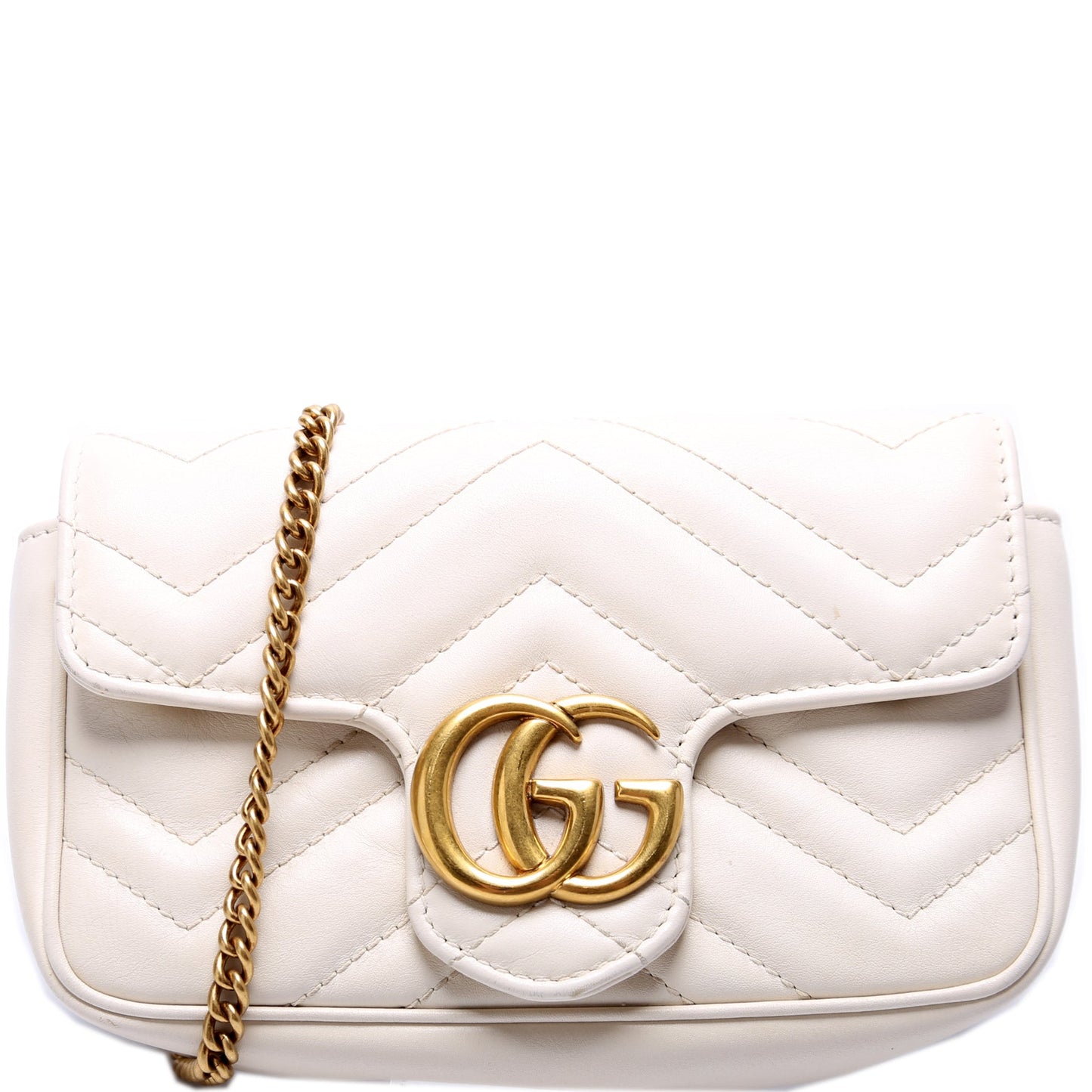 Gucci GG Marmont Super Mini Flap Travel Bag