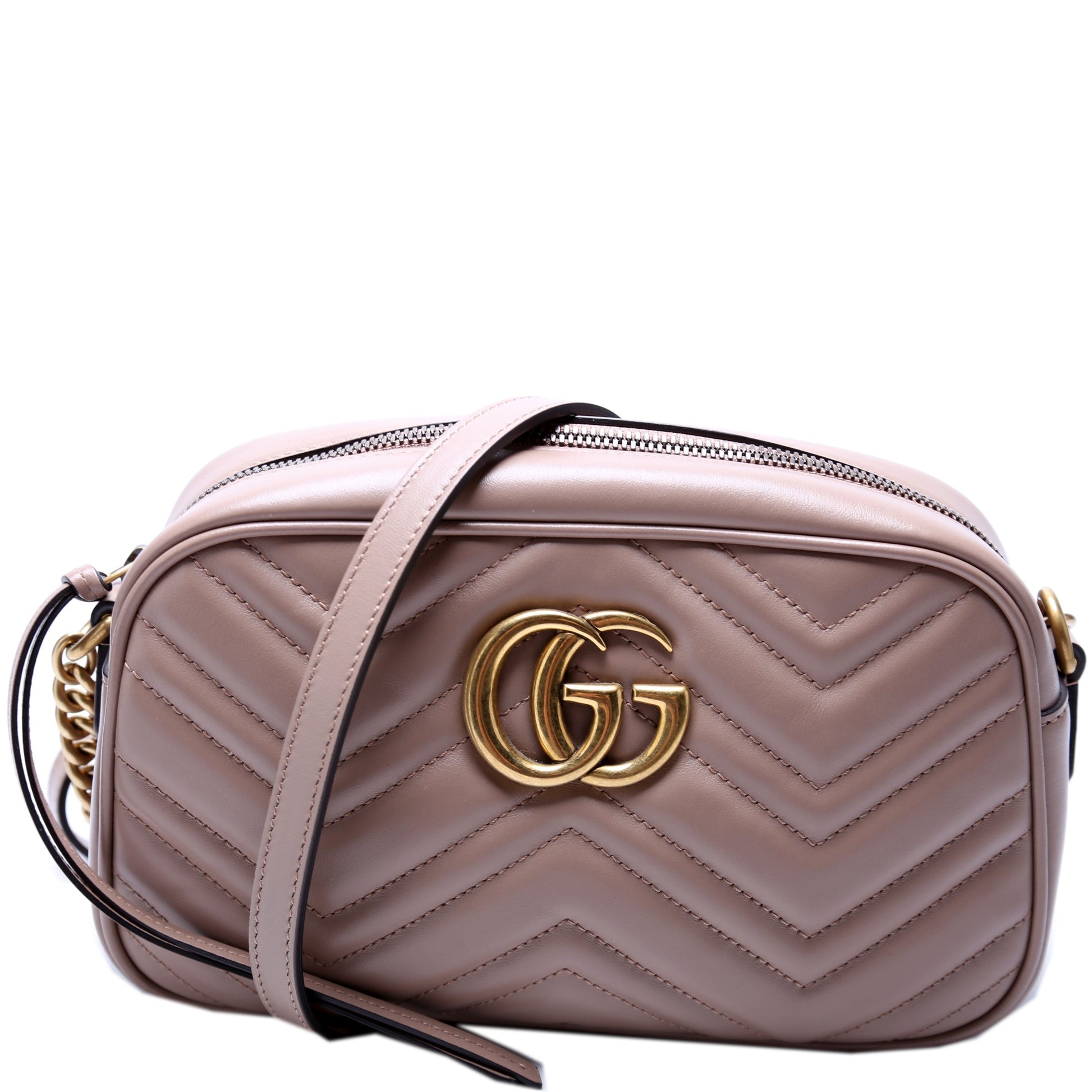 Gucci Marmont Camera Leather Small Crossbody Bag Bag 21