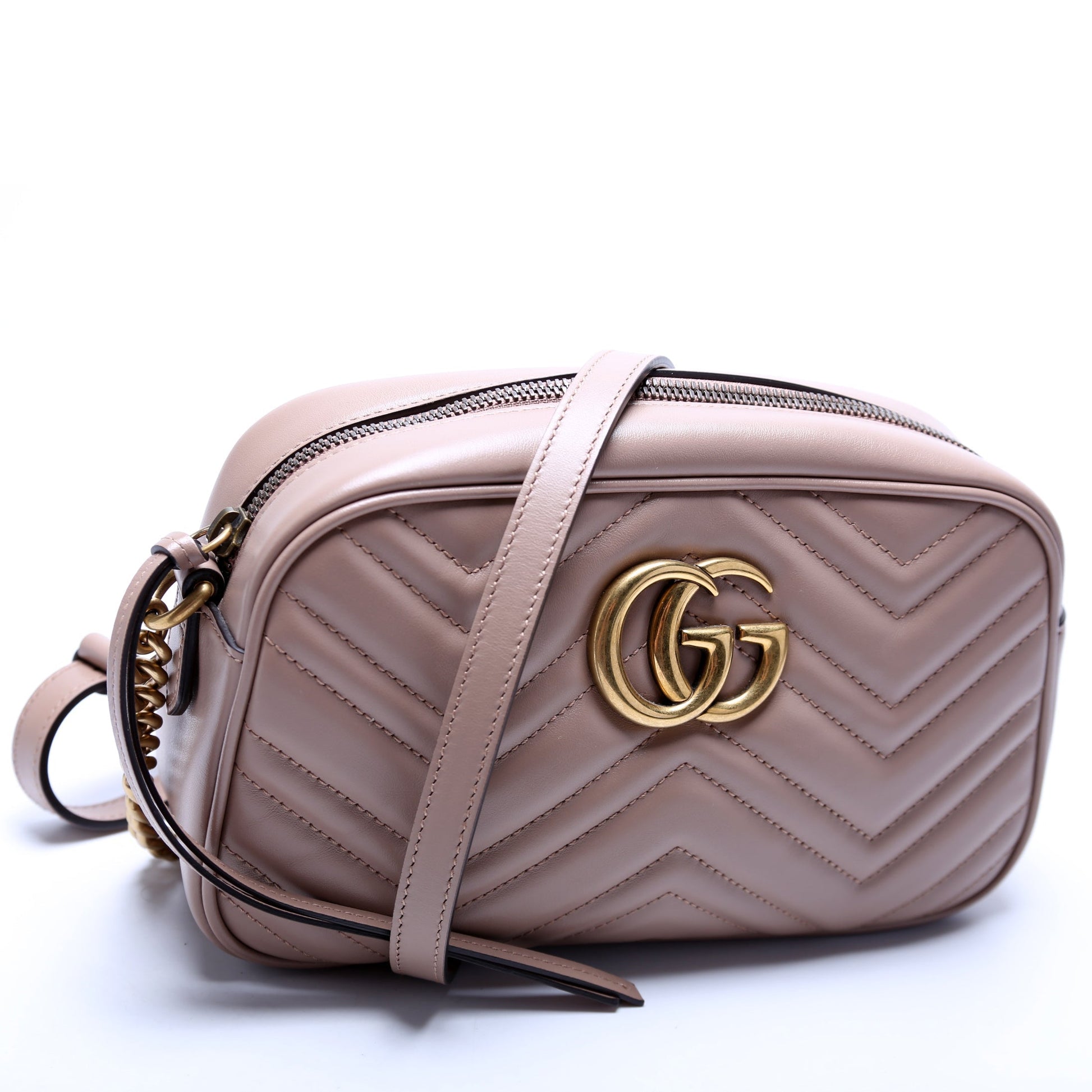 Gucci Marmont Camera Leather Small Crossbody Bag Bag 21