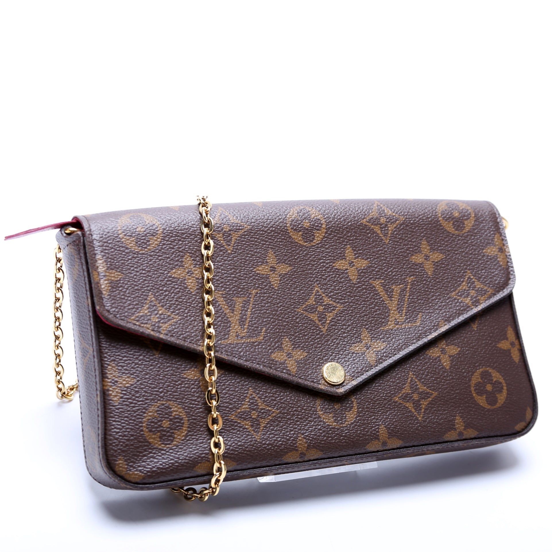 Louis Vuitton Pochette Felicie Monogram Clutch Bag Monogram 26