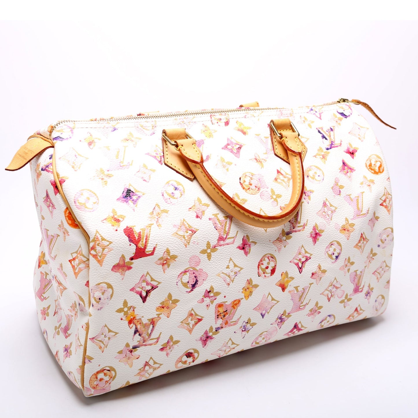 Louis Vuitton Speedy 35 Watercolor Monogram Handbag