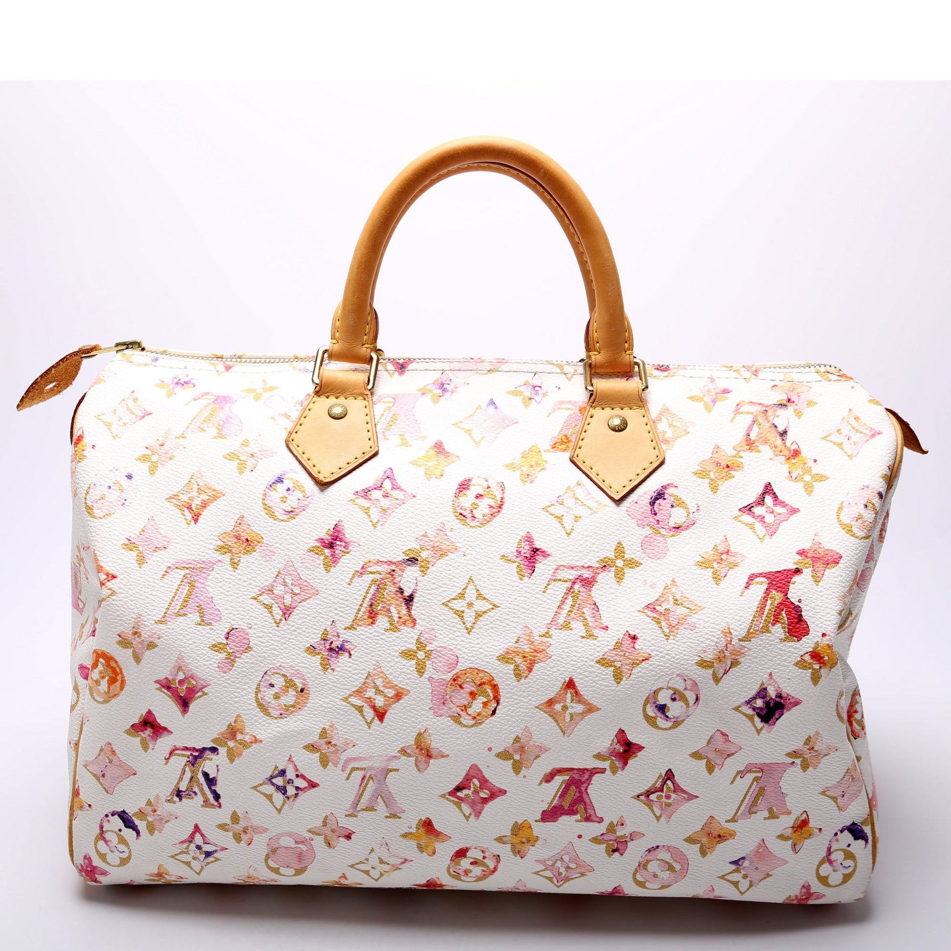 Louis Vuitton Speedy 35 Watercolor Monogram Handbag