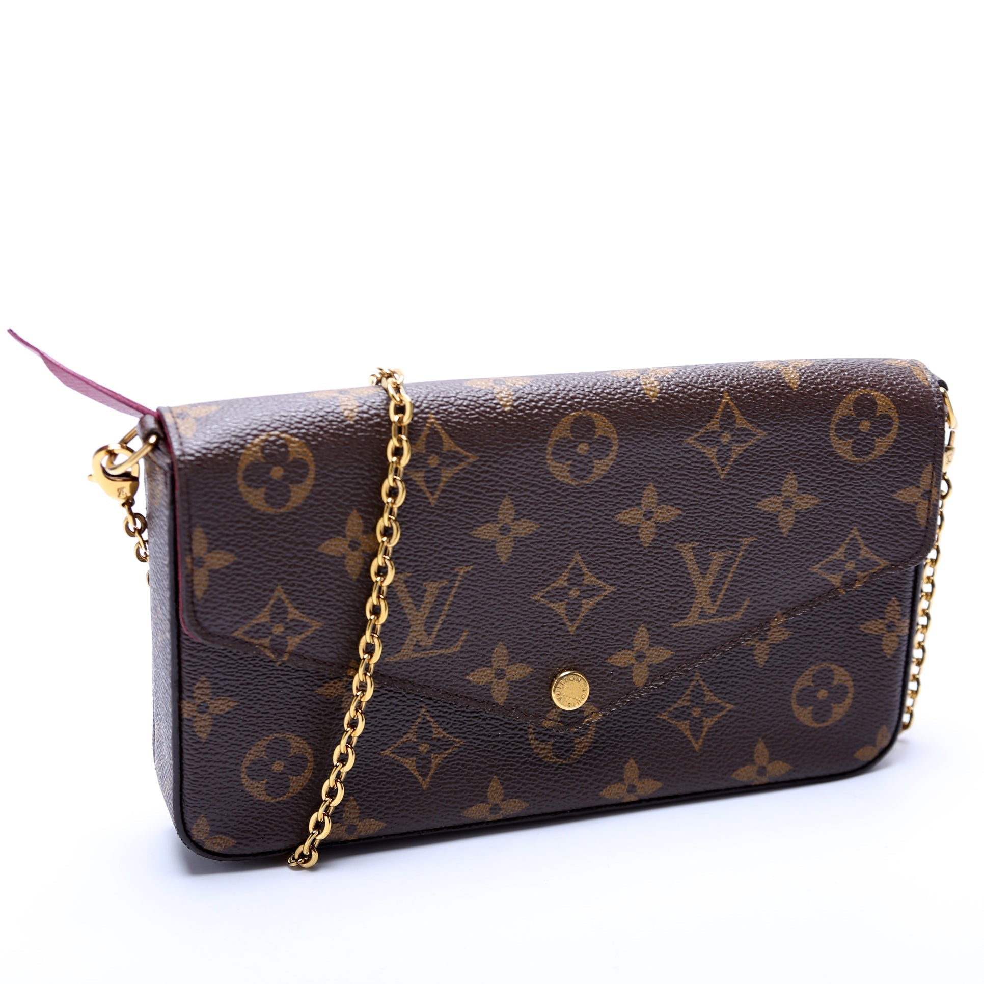 Louis Vuitton Pochette Felicie Monogram Clutch Bag Monogram 20