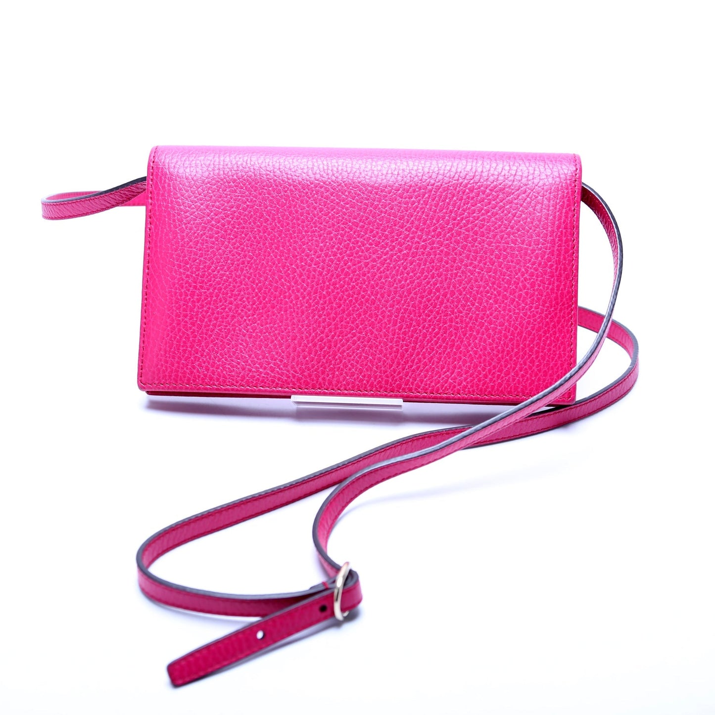 Gucci Swing Strap Leather Wallet Case