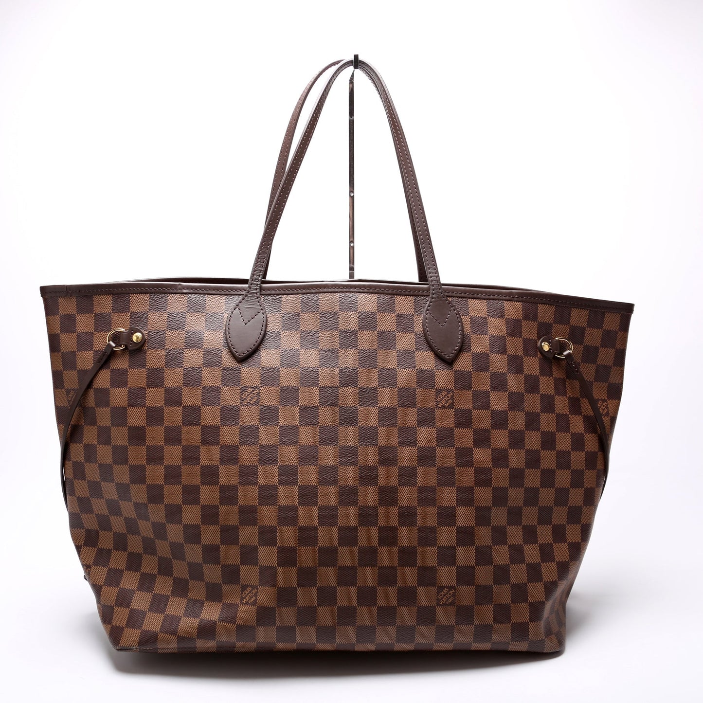 Louis Vuitton Neverfull w GM Ebene Damier Wallet Case Damier Ebene