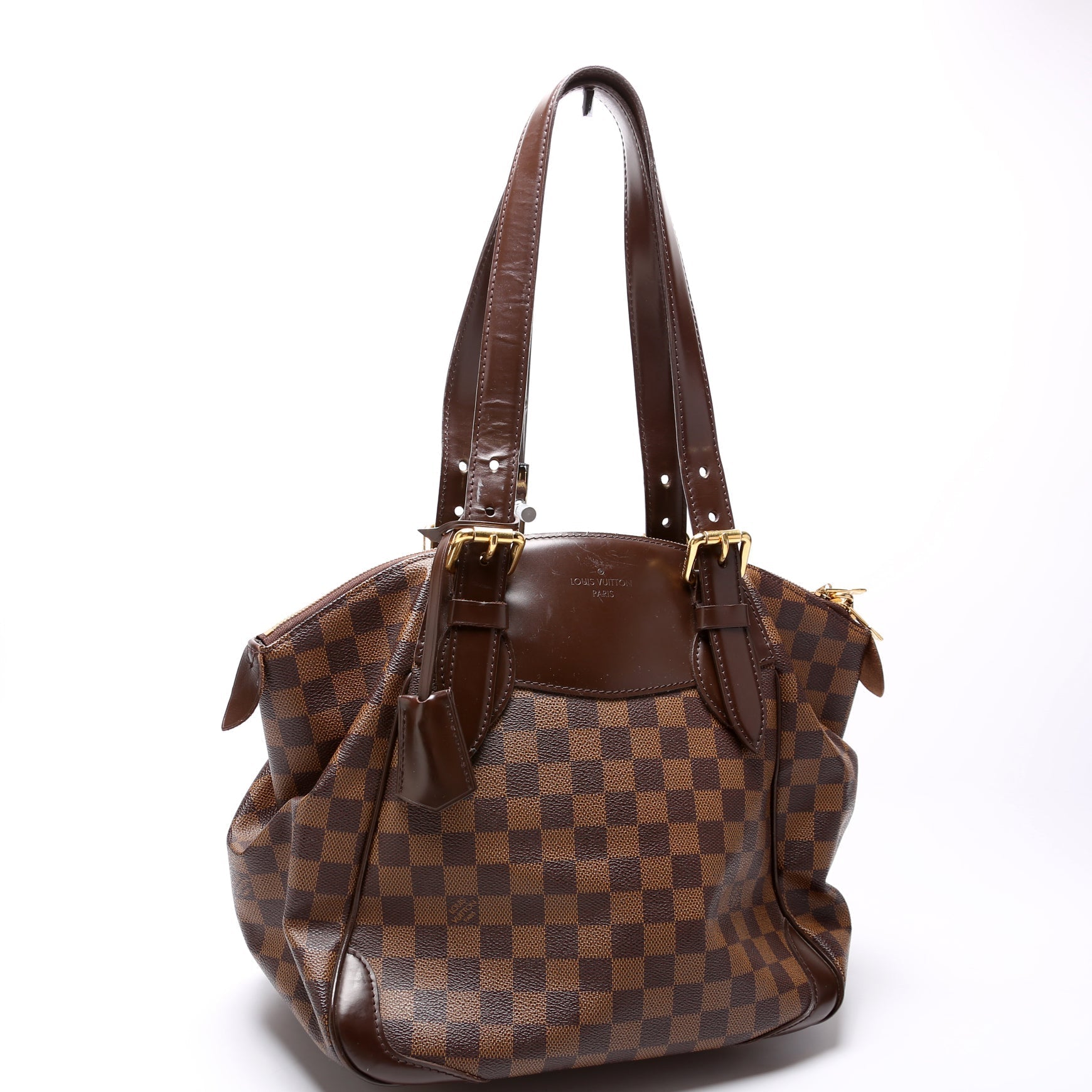 Louis Vuitton Verona Ebene MM Damier Handbag Ebene 9