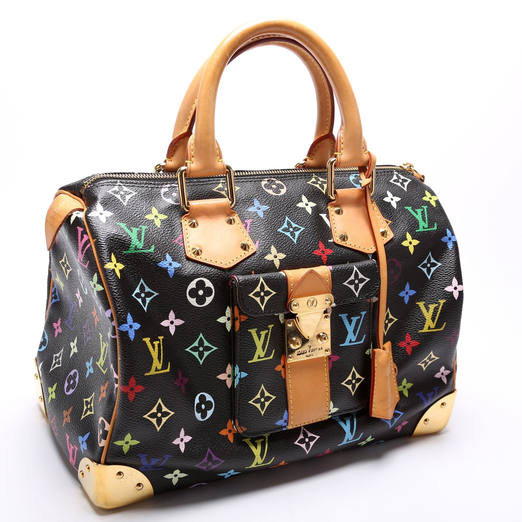 Louis Vuitton Speedy 30 Multicolor Handbag Multicolor 2