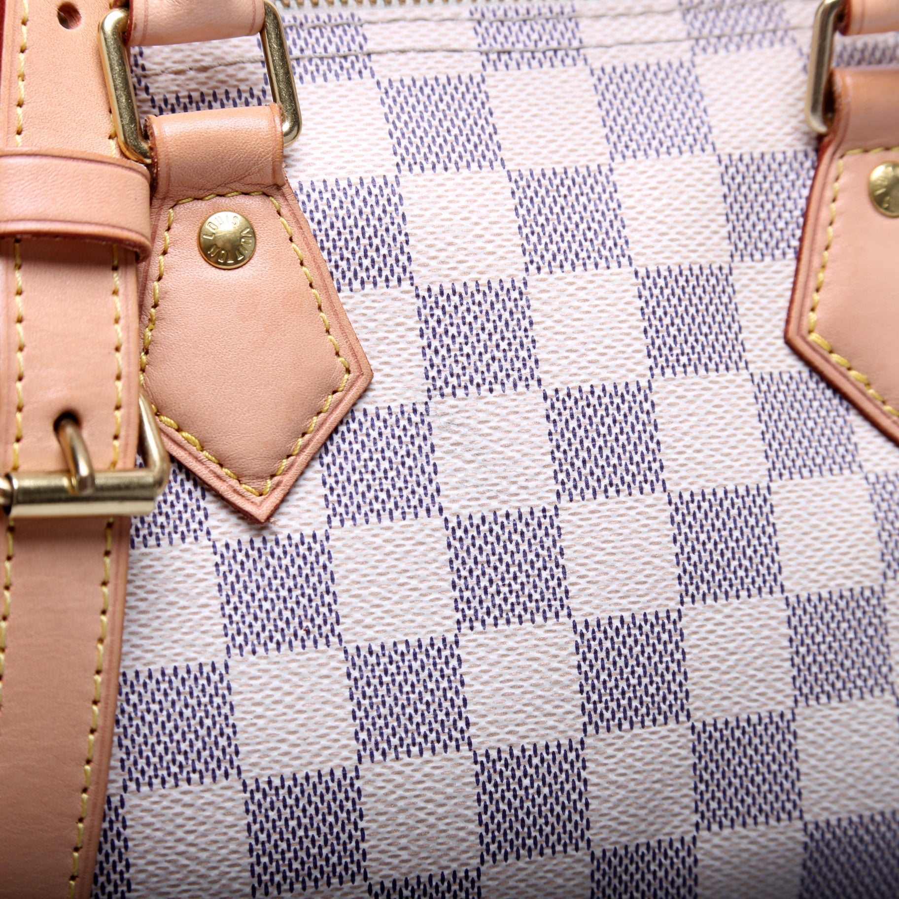 Louis Vuitton Speedy 25 Bandouliere Azur Damier Handbag Azur 2