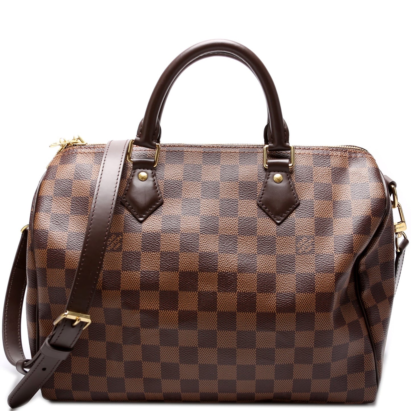 Louis Vuitton Speedy 30 Bandouliere Ebene Damier Handbag Ebene 22