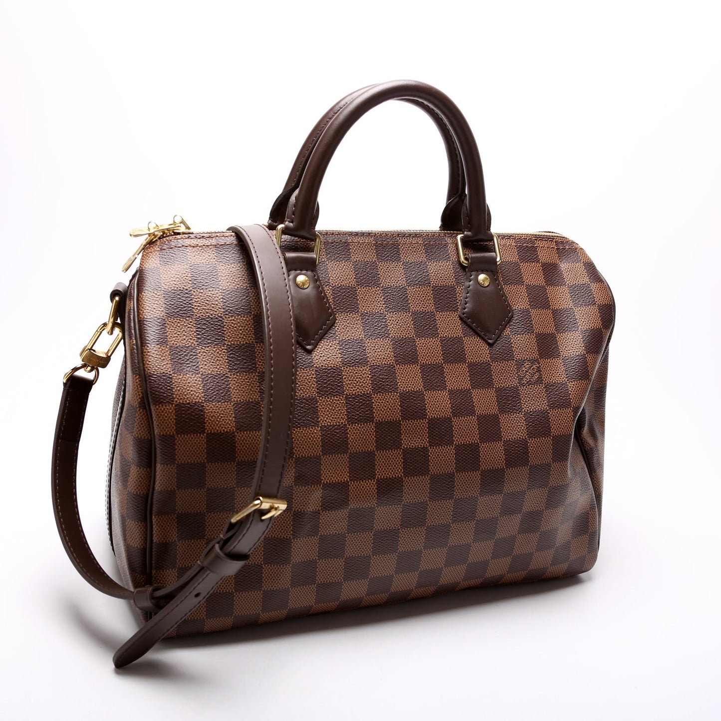 Louis Vuitton Speedy 30 Bandouliere Ebene Damier Handbag Ebene 22