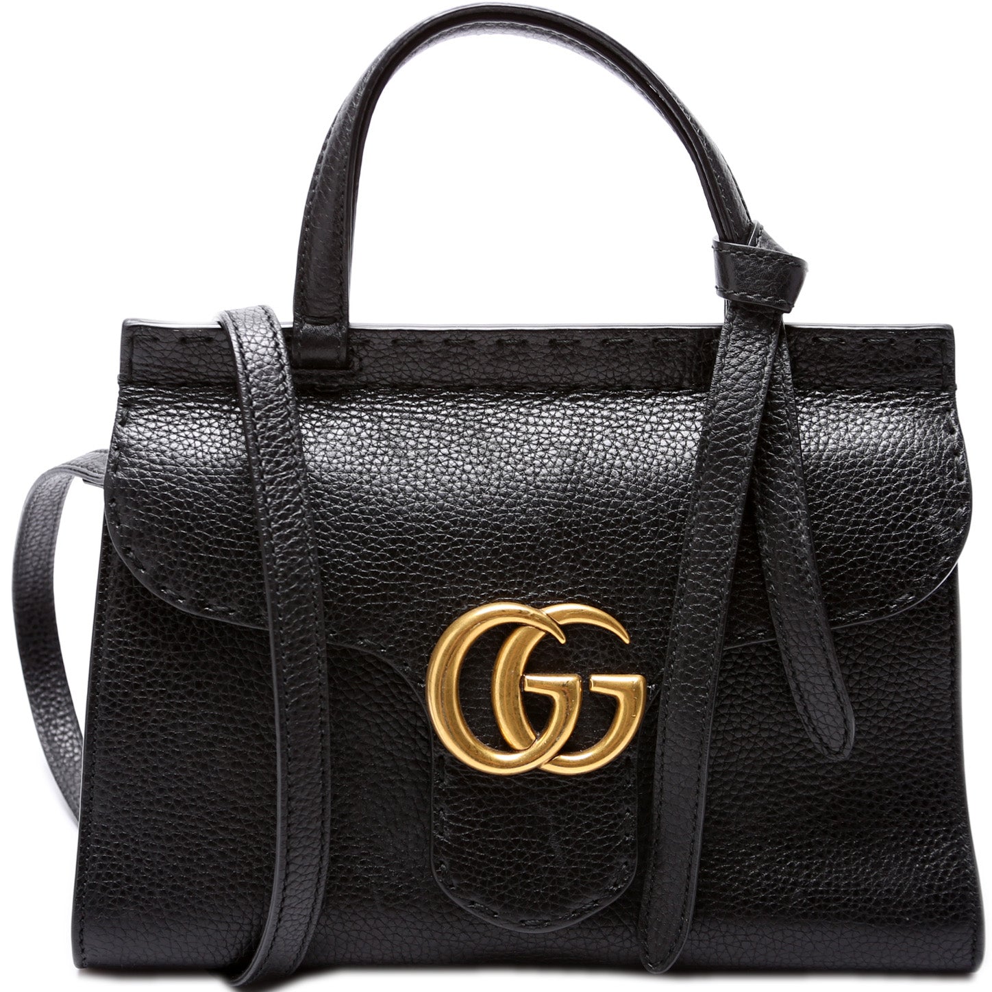 Gucci Marmont Mini Top Handle Travel Bag 11