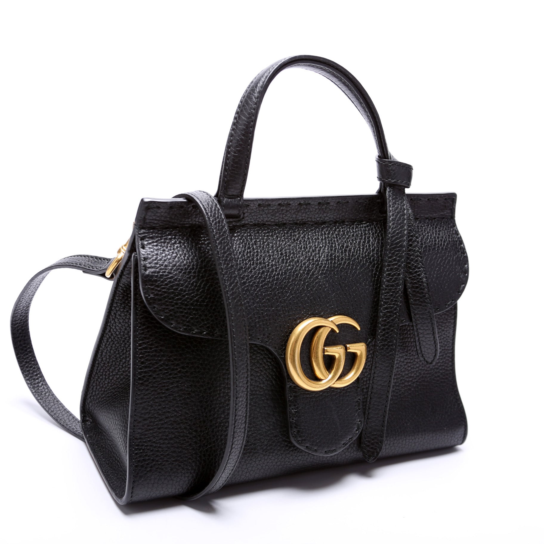Gucci Marmont Mini Top Handle Travel Bag 11