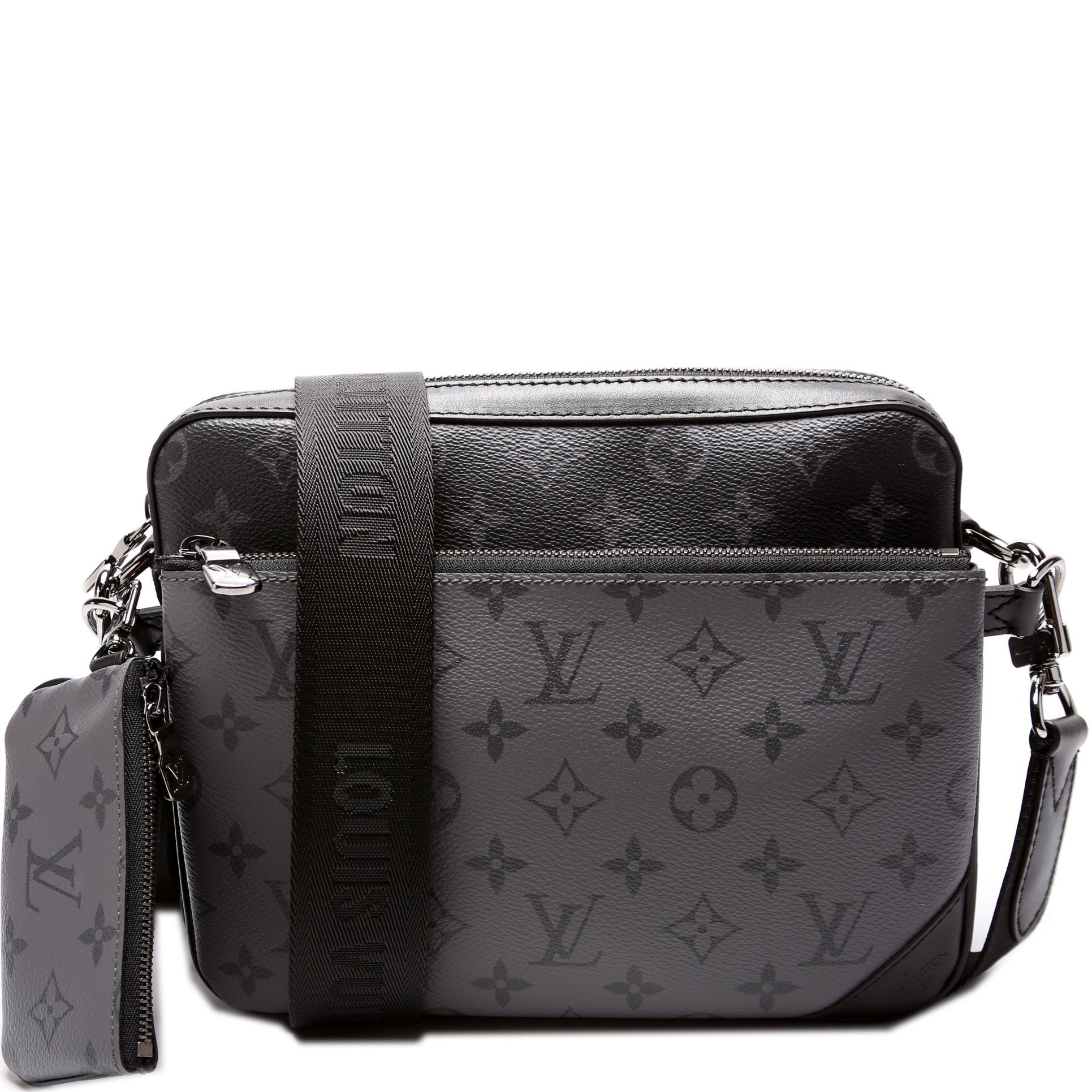 Louis Vuitton Trio Messenger Reverse Eclipse Monogram Crossbody Bag