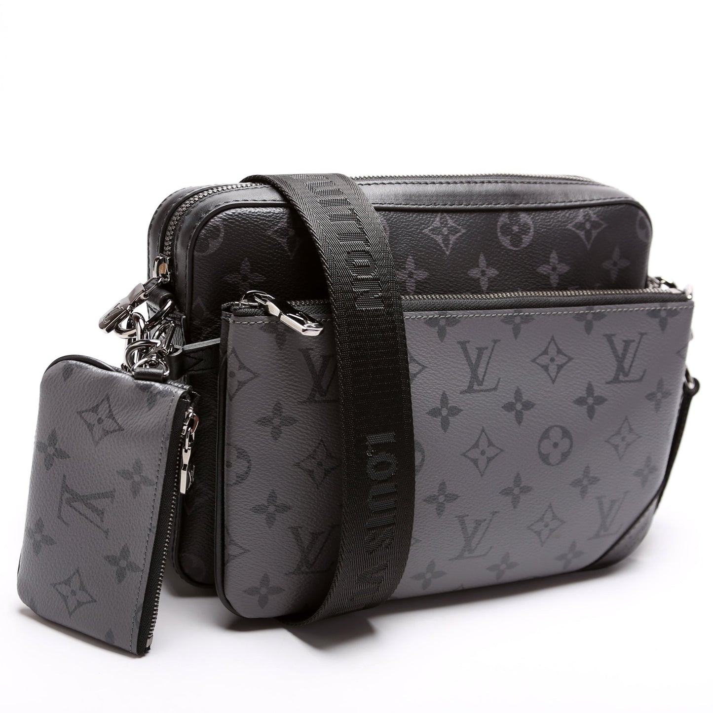 Louis Vuitton Trio Messenger Reverse Eclipse Monogram Crossbody Bag