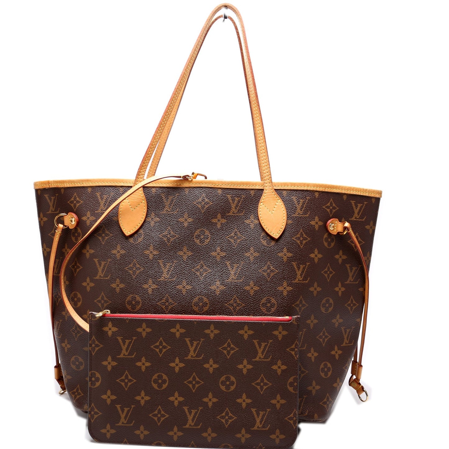 Louis Vuitton Neverfull w MM Monogram Wallet Case Monogram 19
