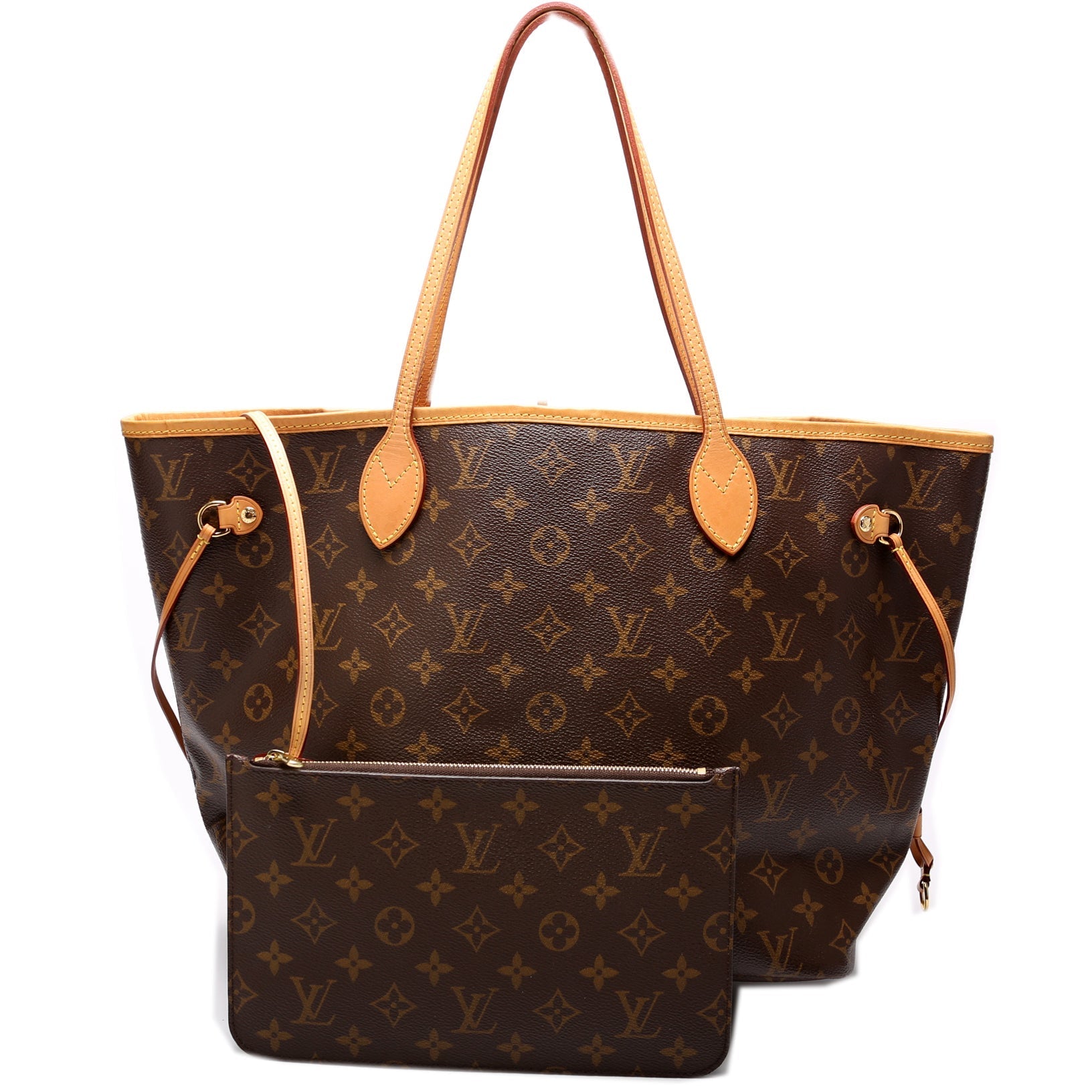 Louis Vuitton Neverfull W MM Monogram Wallet Case Monogram 25