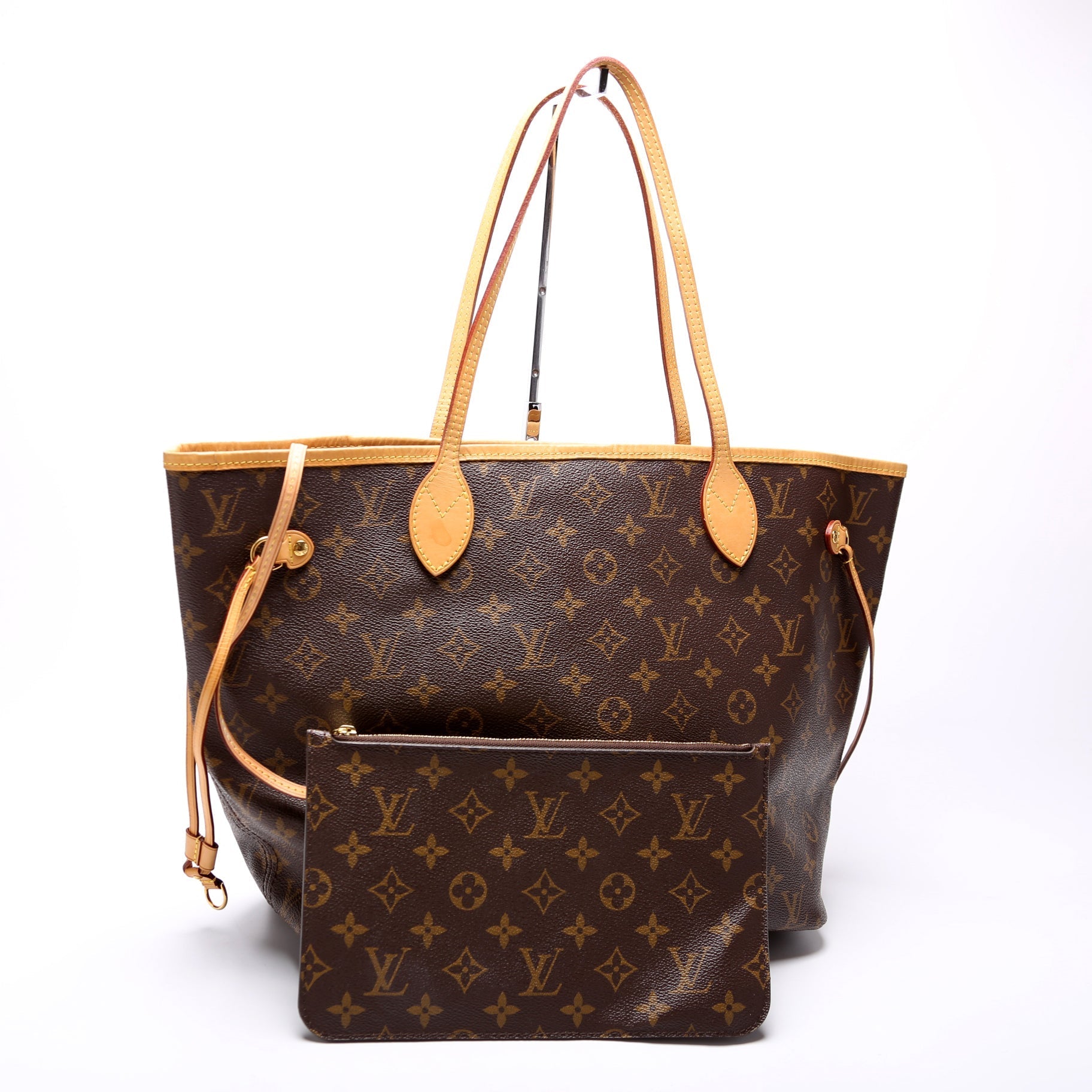 Louis Vuitton Neverfull W MM Monogram Wallet Case Monogram 26