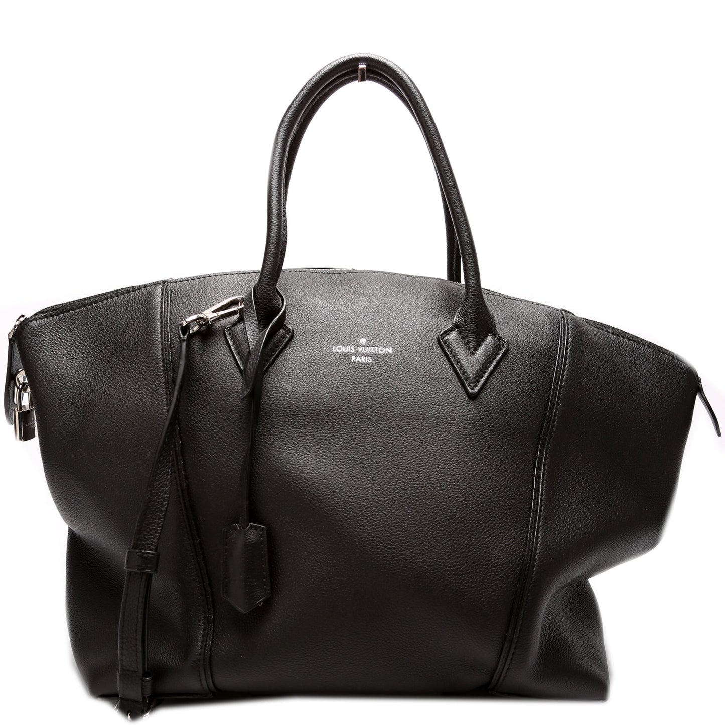 Louis Vuitton Soft Lockit Veau Cachermire Leather Handbag