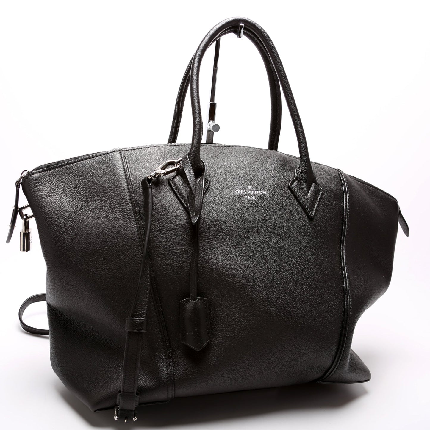 Louis Vuitton Soft Lockit Veau Cachermire Leather Handbag