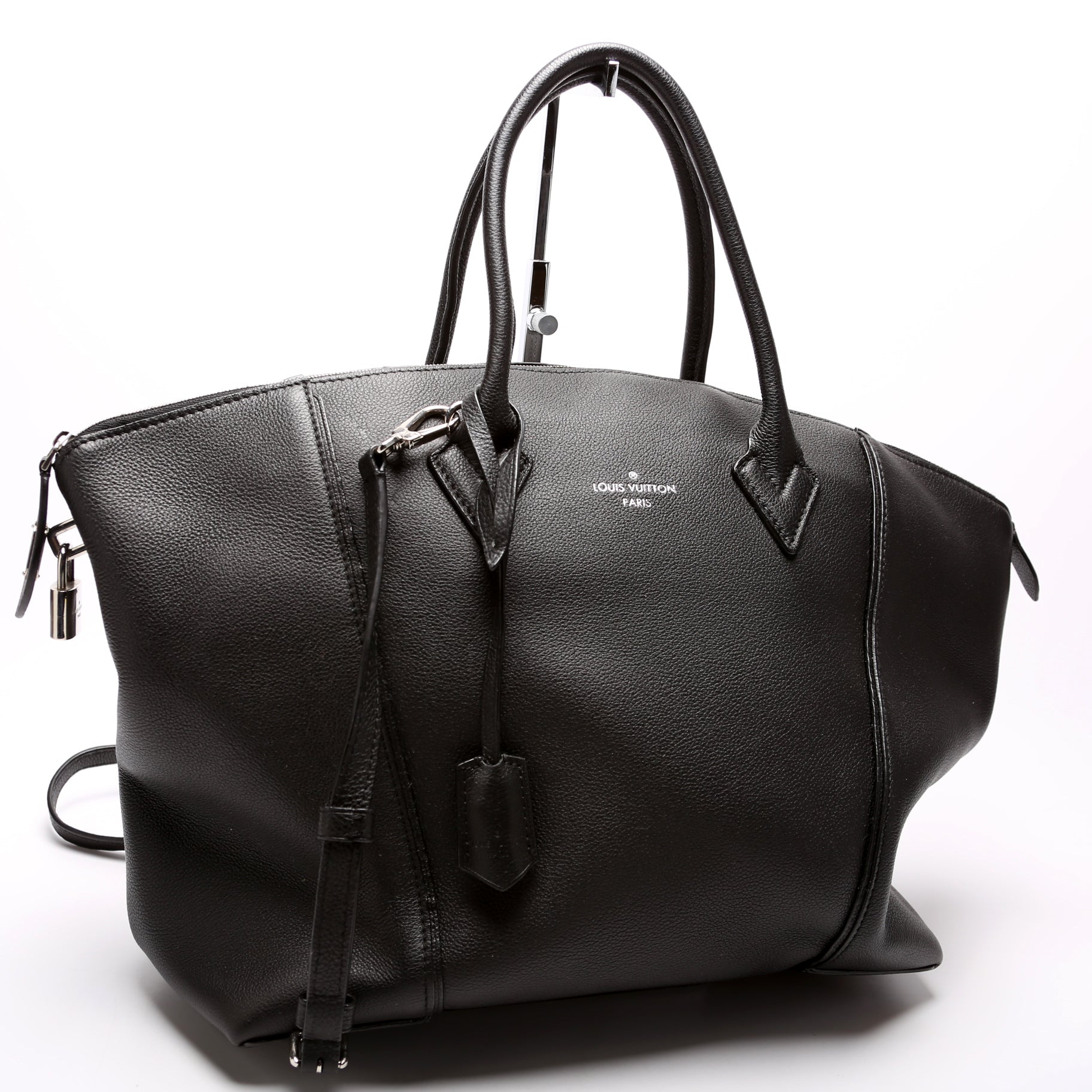 Louis Vuitton Soft Lockit Veau Cachermire Leather Handbag