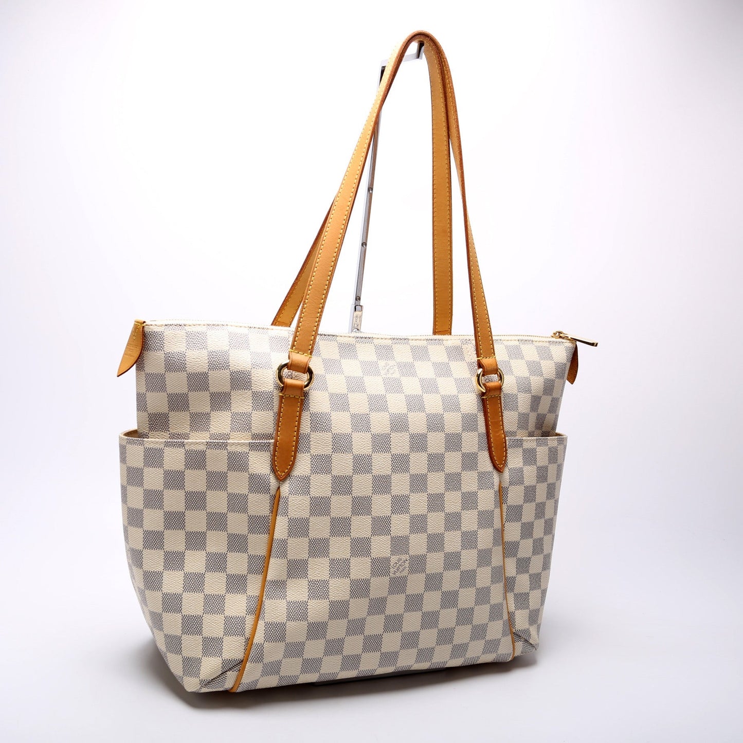 Louis Vuitton Totally Azur MM Damier Handbag Azur 15