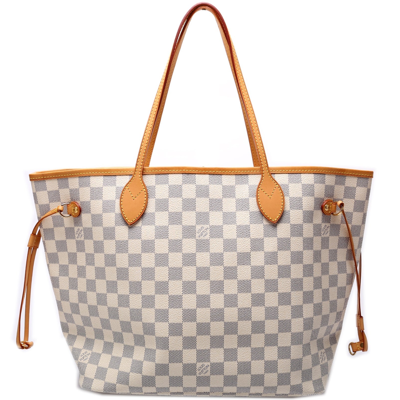 Louis Vuitton Neverfull MM Azur Damier Tote Bag Azur 30