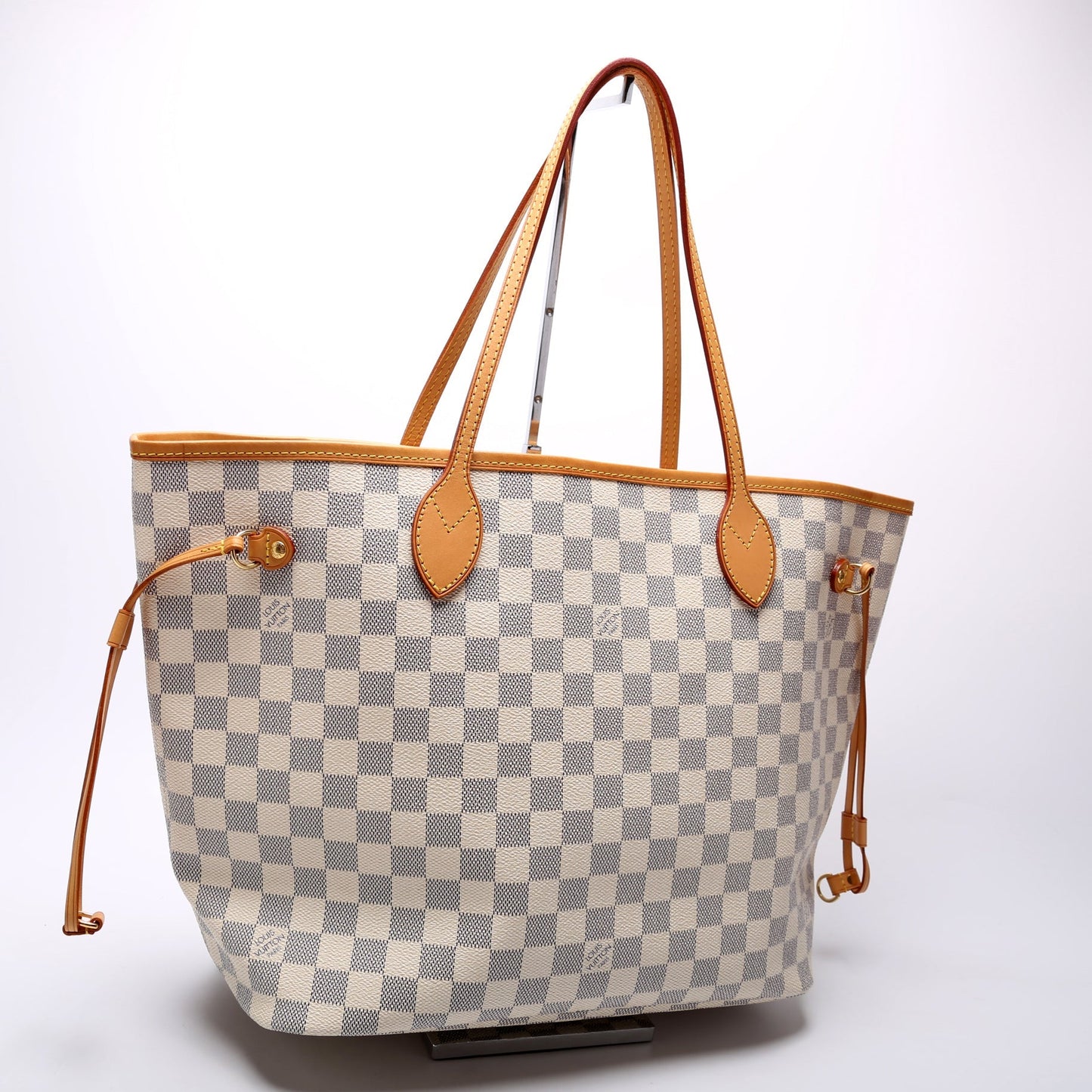 Louis Vuitton Neverfull MM Azur Damier Tote Bag Azur 30