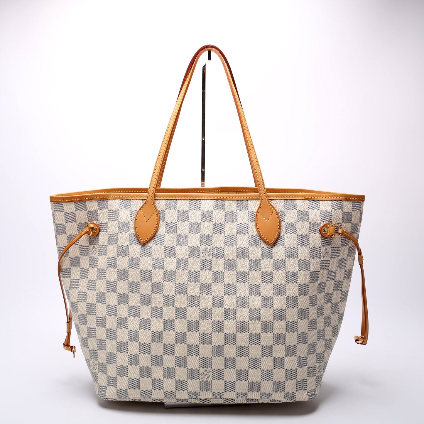 Louis Vuitton Neverfull MM Azur Damier Tote Bag Azur 30