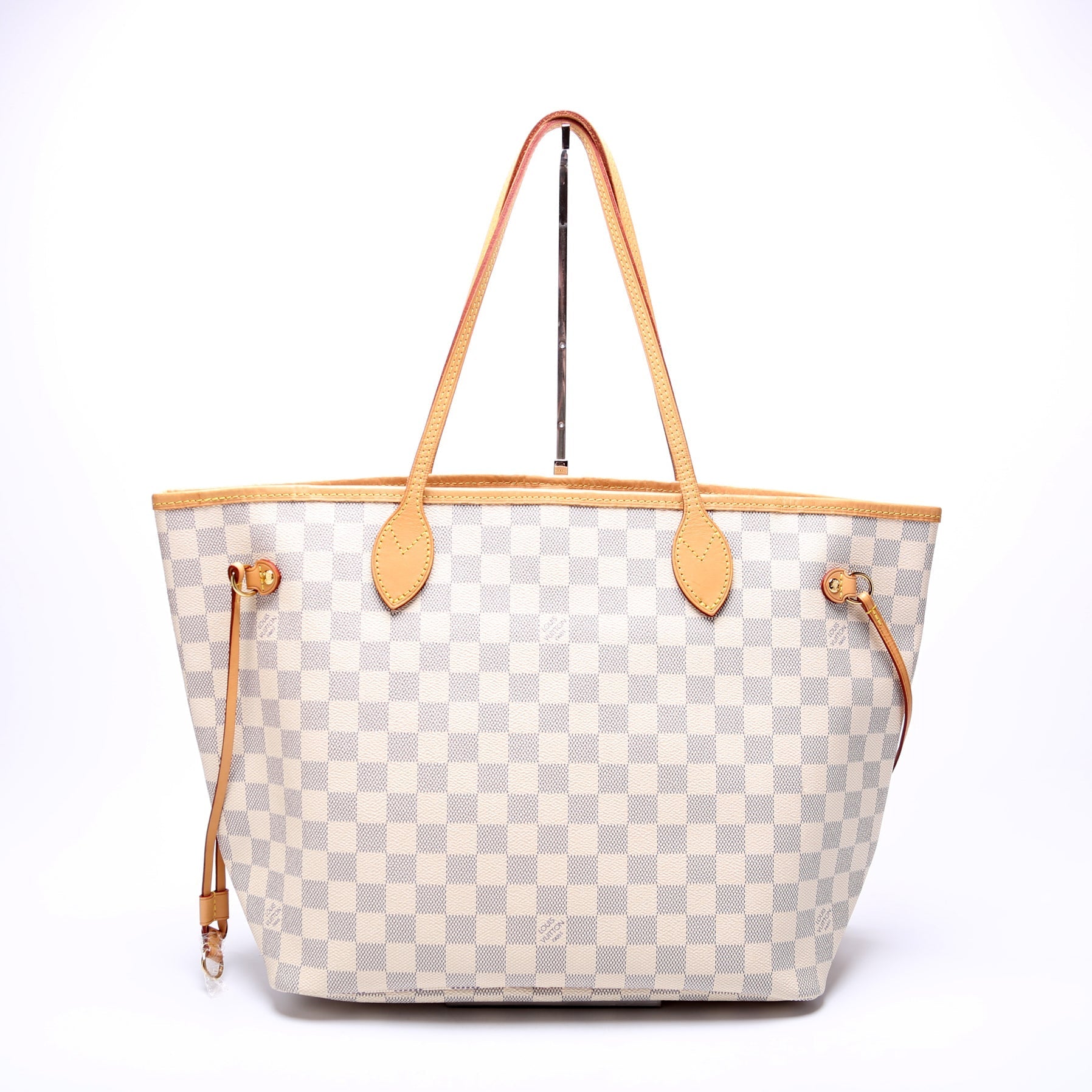 Louis Vuitton Neverfull w MM Azur Damier Wallet Case Azur 8