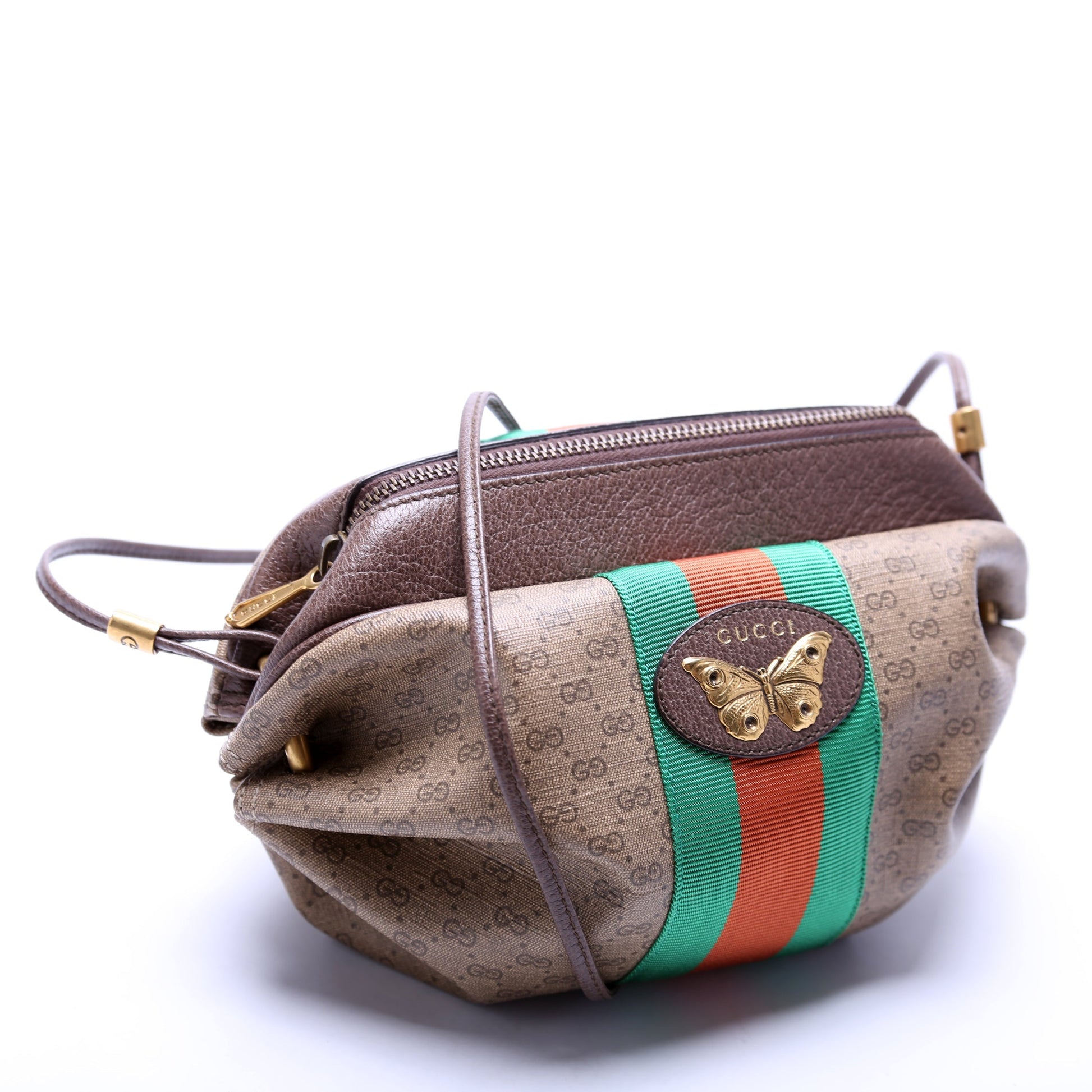 Gucci GG Supreme New Candy Butterfly Crossbody Bag
