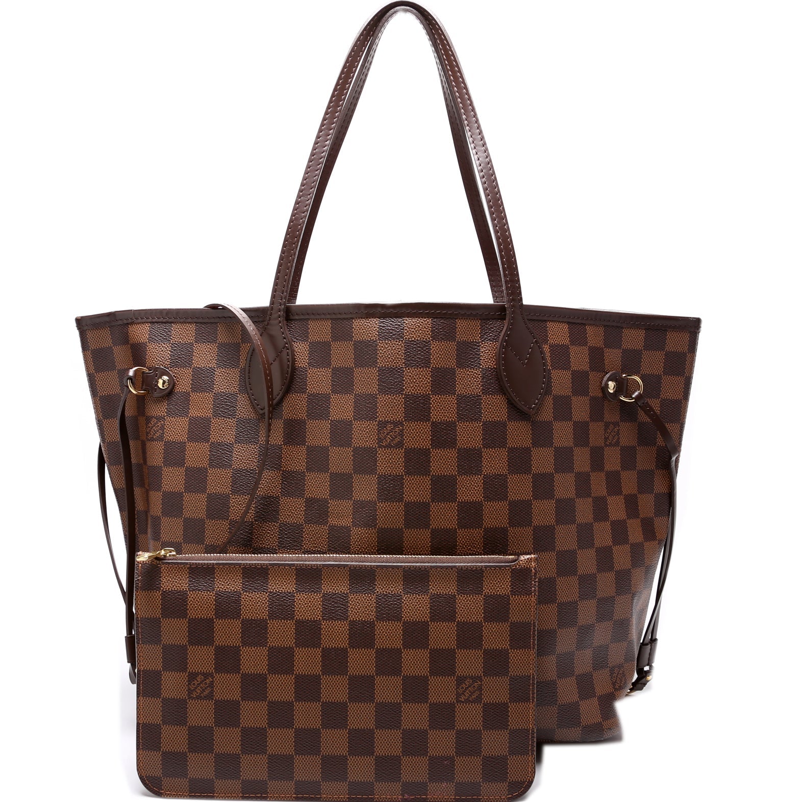 Louis Vuitton Neverfull w MM Ebene Damier Wallet Case Ebene 13