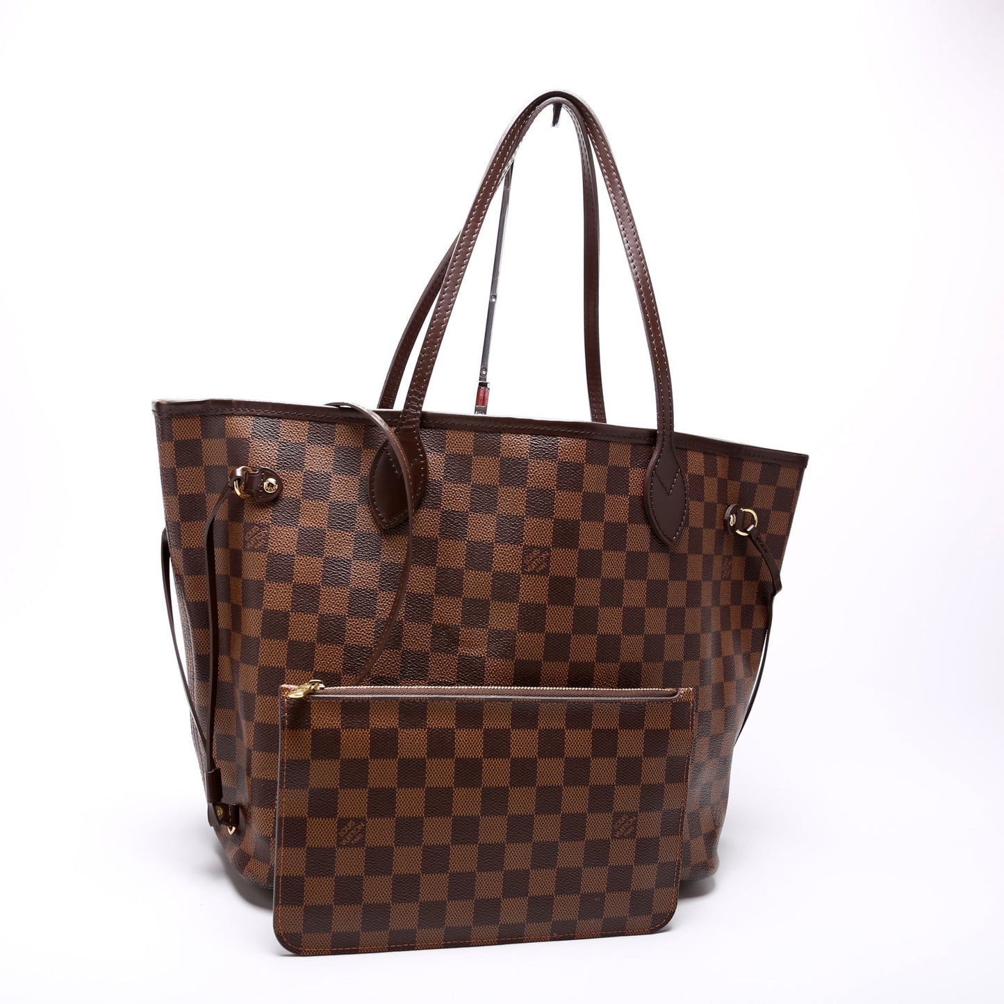 Louis Vuitton Neverfull w MM Ebene Damier Wallet Case Ebene 13